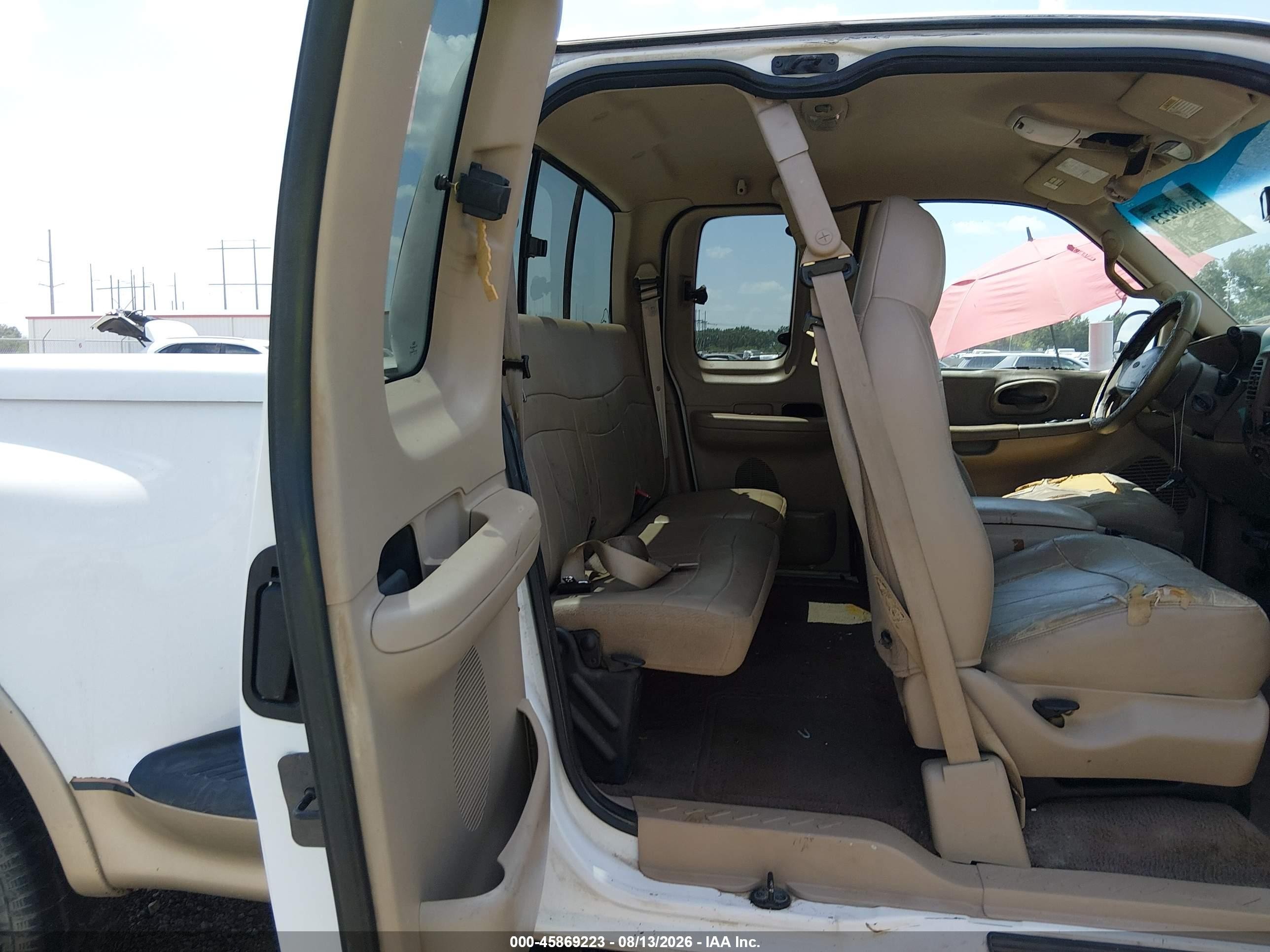 2000 Ford F-150 Lariat/xl/xlt White vin: 2FTRX08L2YCA46483