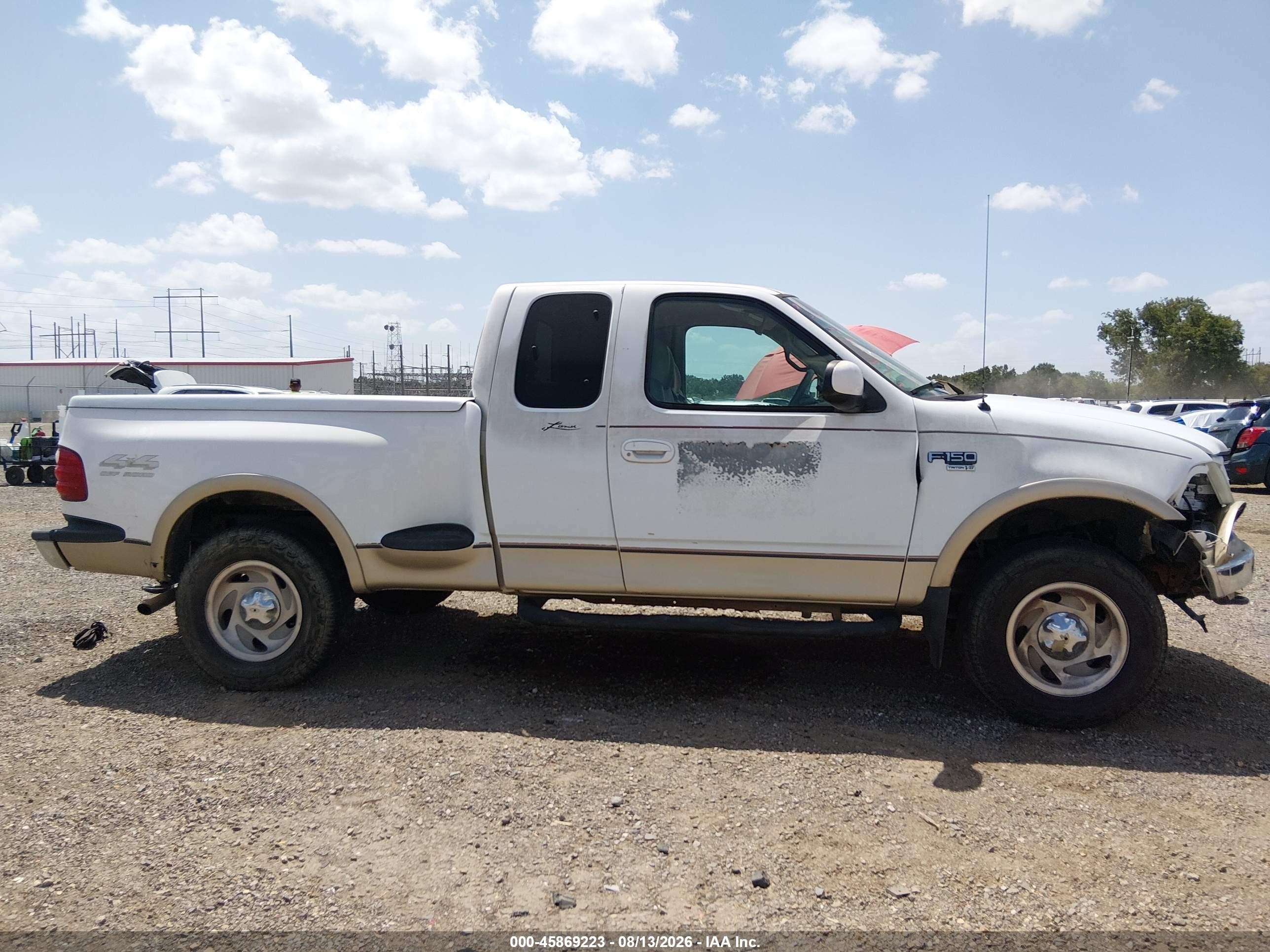 2000 Ford F-150 Lariat/xl/xlt White vin: 2FTRX08L2YCA46483