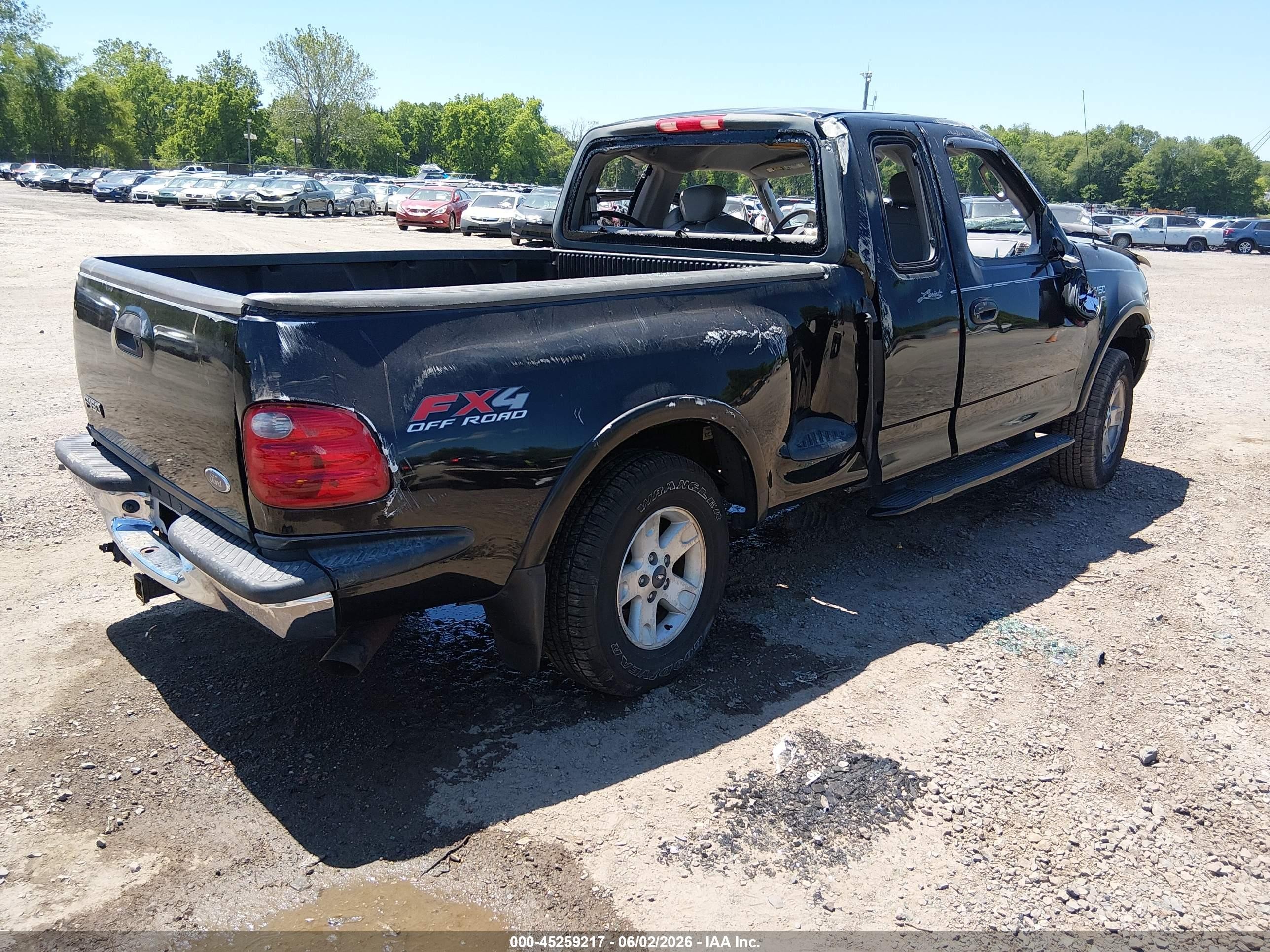 2003 Ford F-150 Lariat/xl/xlt Black vin: 2FTRX08L33CA77847