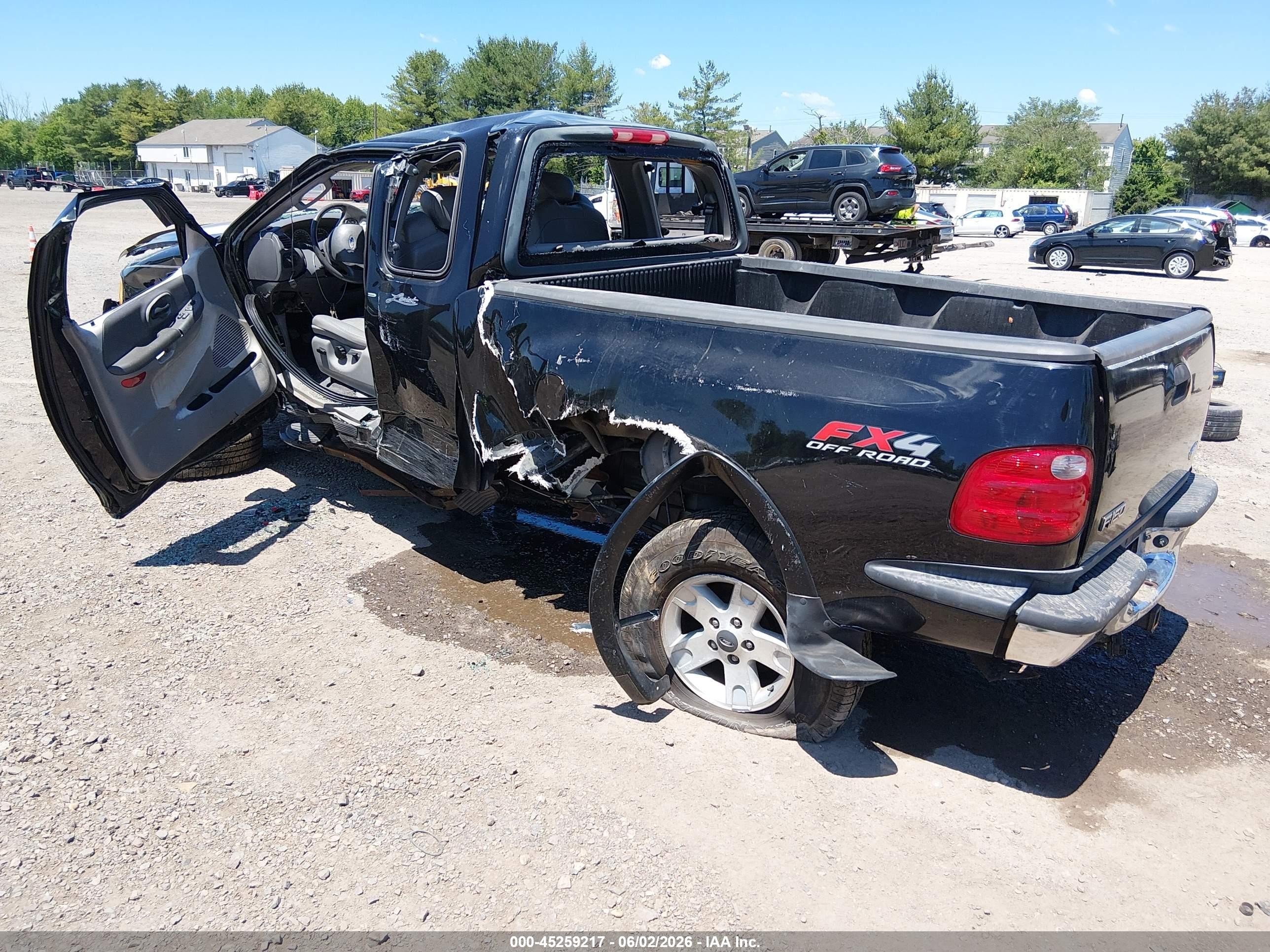 2003 Ford F-150 Lariat/xl/xlt Black vin: 2FTRX08L33CA77847