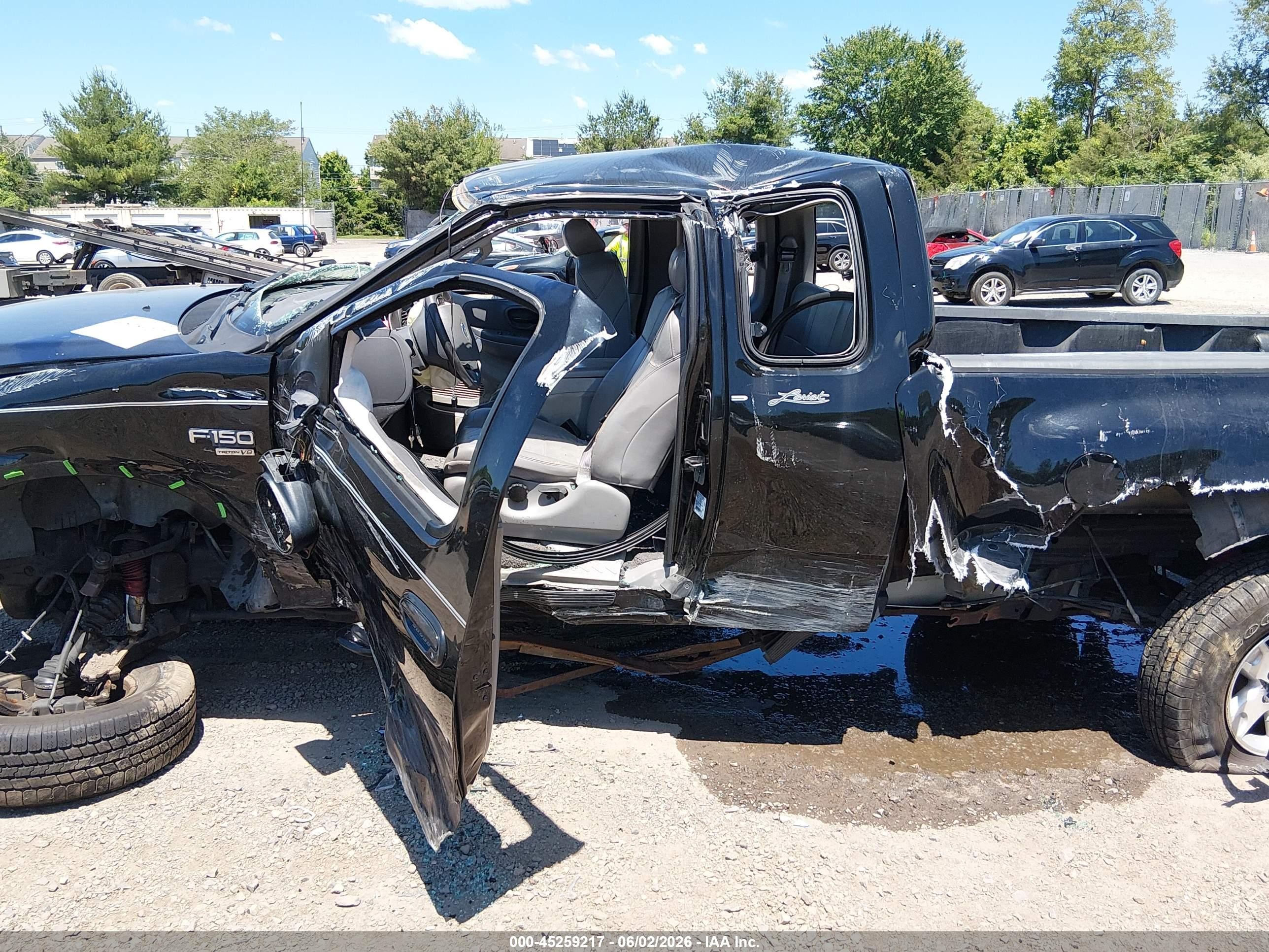 2003 Ford F-150 Lariat/xl/xlt Black vin: 2FTRX08L33CA77847