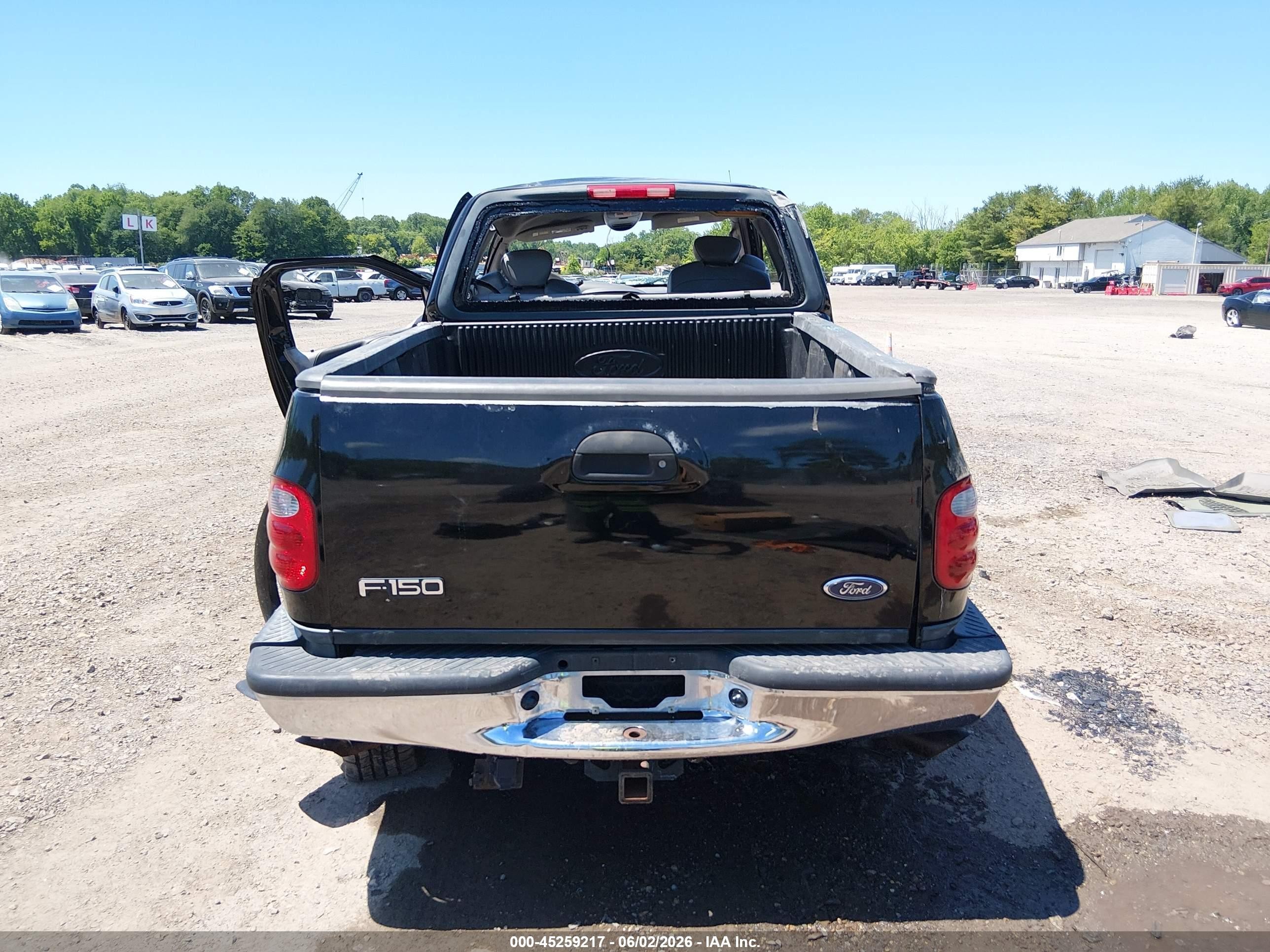2003 Ford F-150 Lariat/xl/xlt Black vin: 2FTRX08L33CA77847