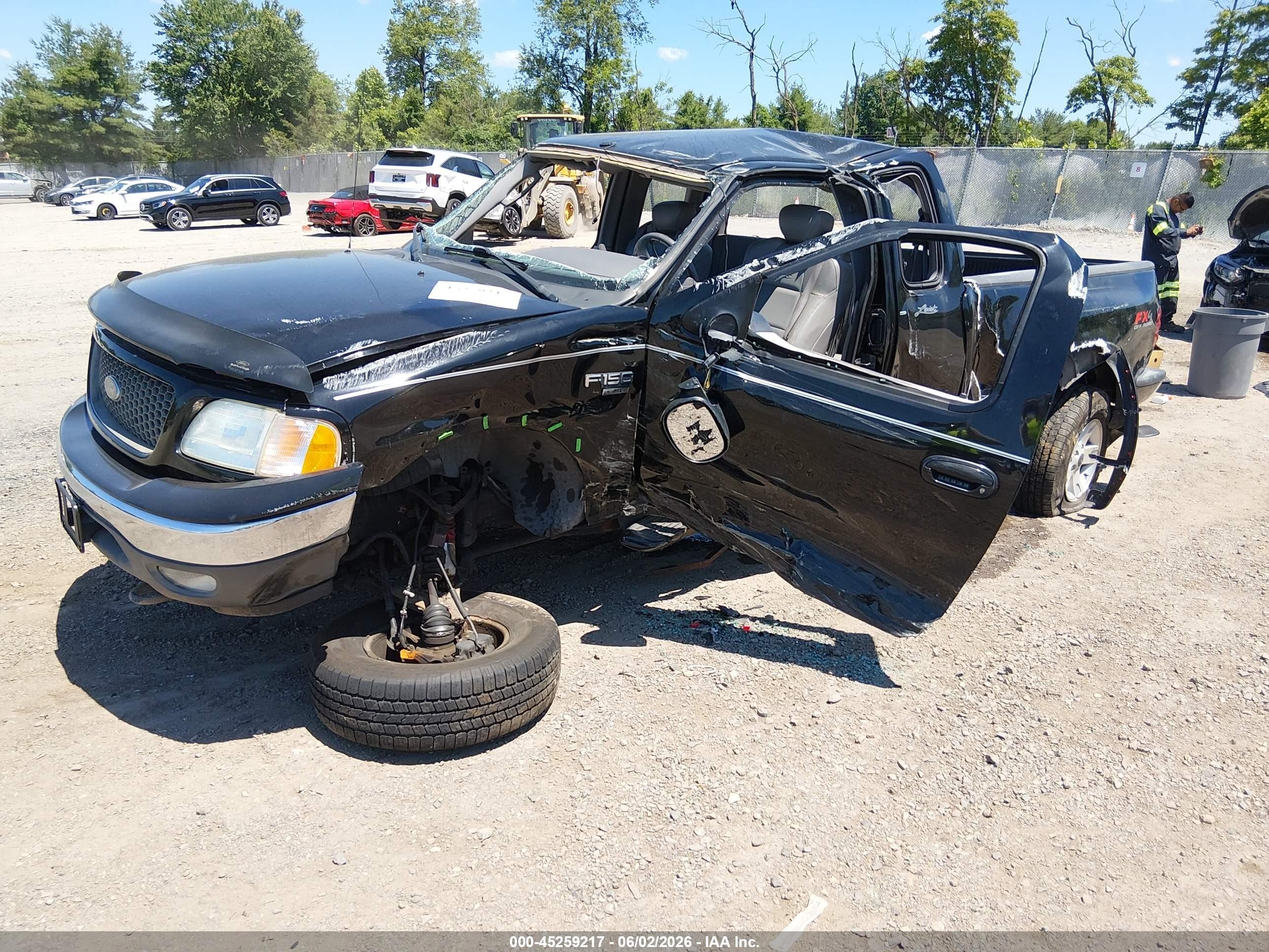 2003 Ford F-150 Lariat/xl/xlt Black vin: 2FTRX08L33CA77847