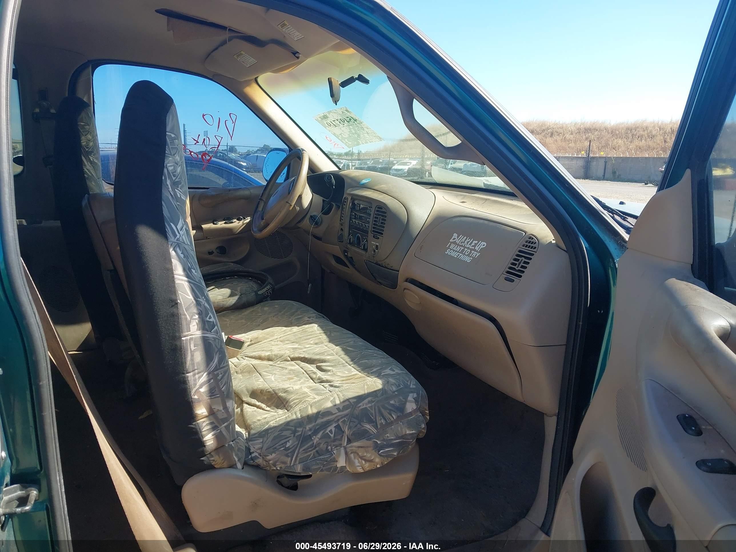 1998 Ford F-150 Lariat/xl/xlt Green vin: 2FTRX08L3WCA91980