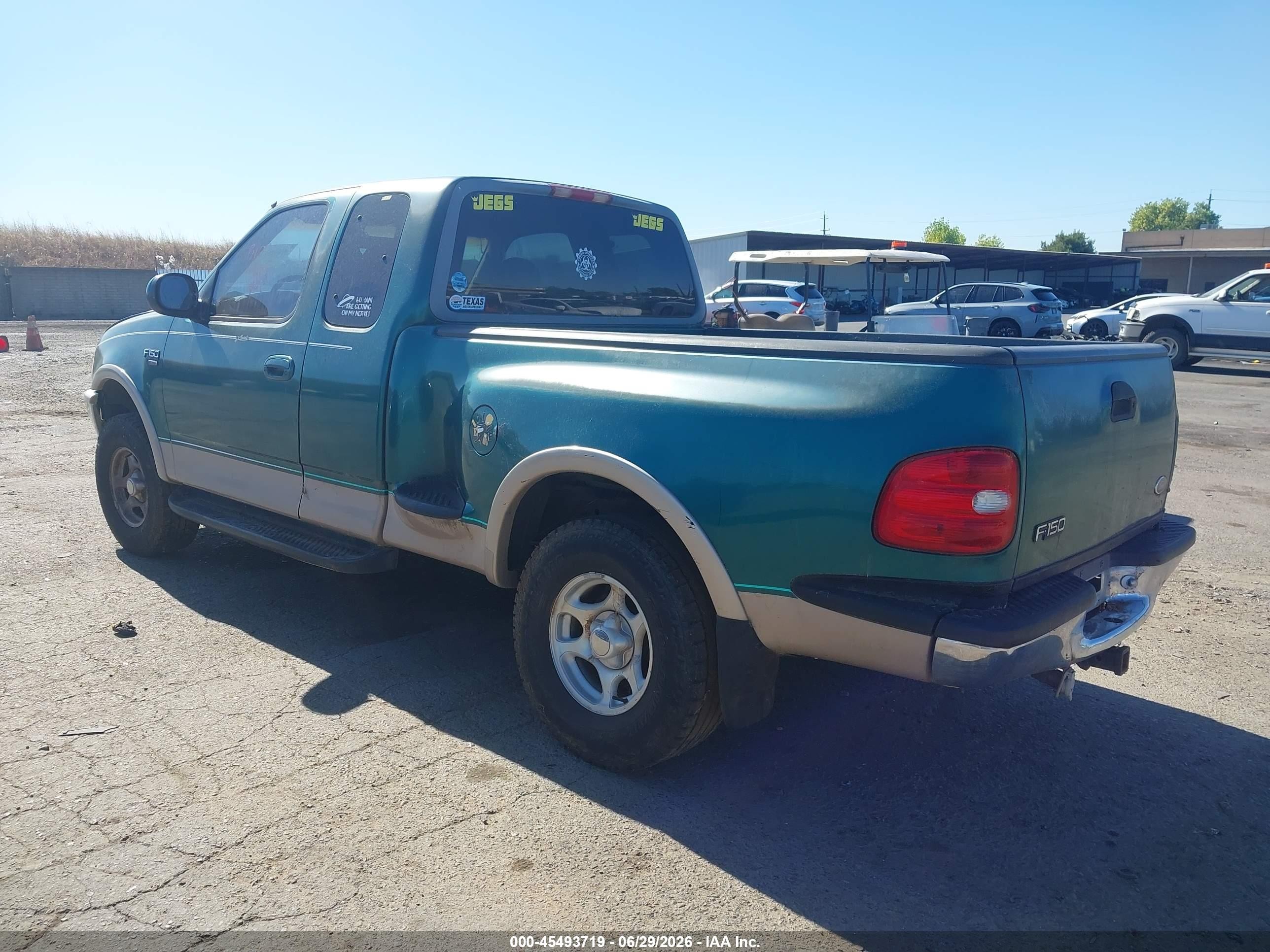 1998 Ford F-150 Lariat/xl/xlt Green vin: 2FTRX08L3WCA91980
