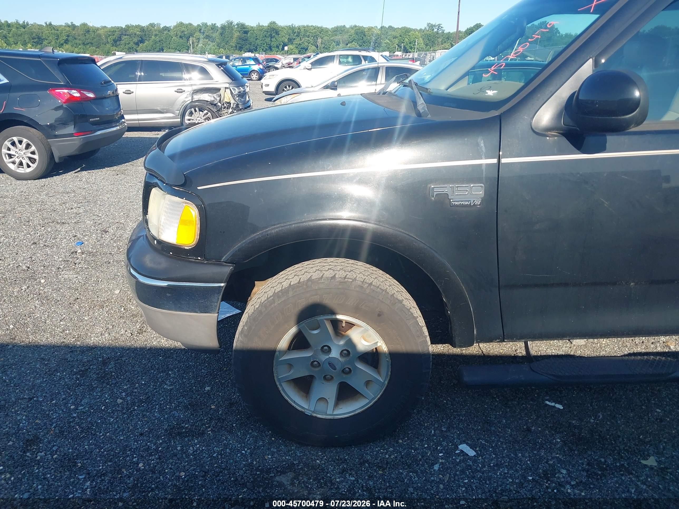 2003 Ford F-150 Lariat/xl/xlt Black vin: 2FTRX08L53CA16192