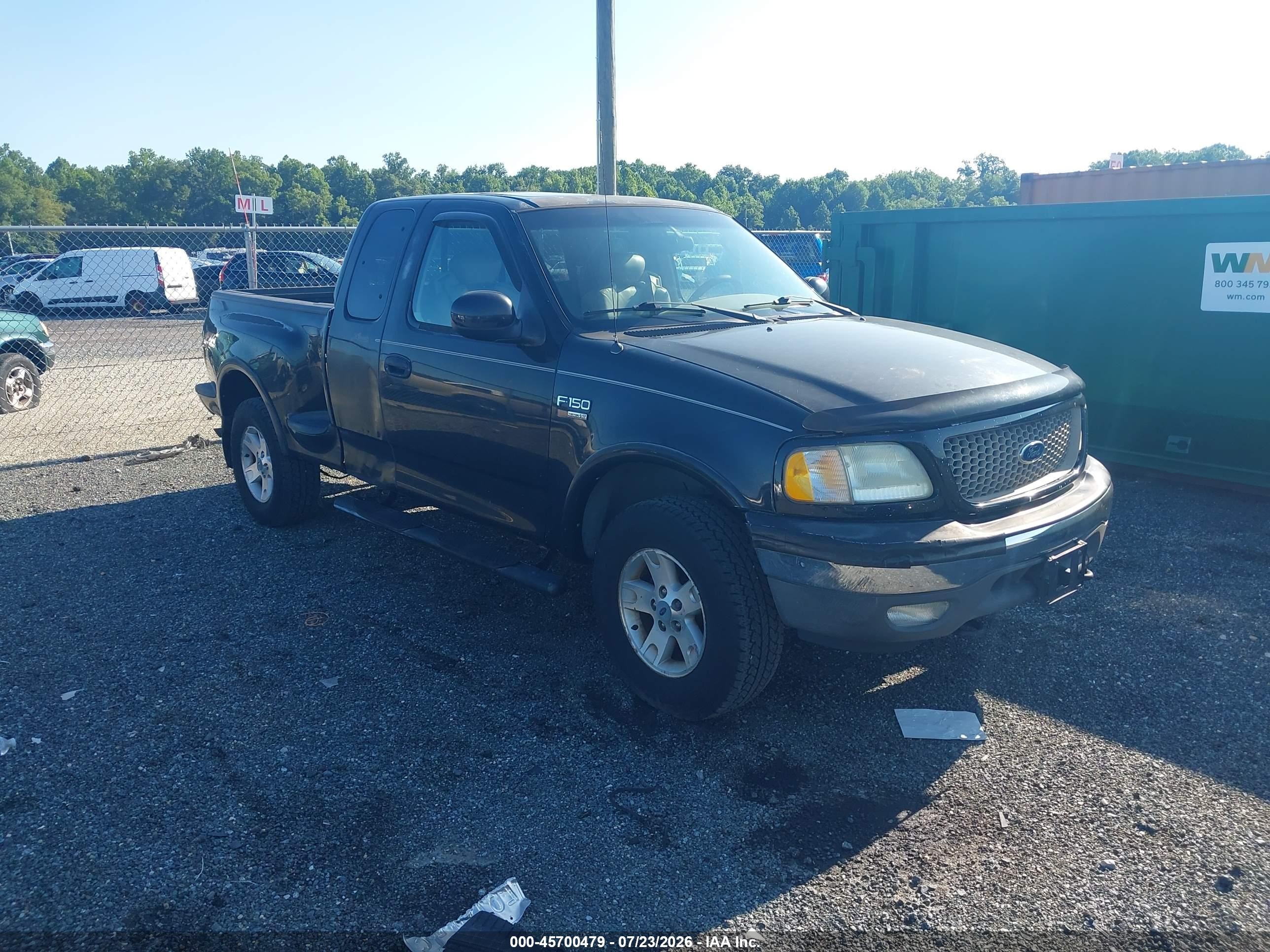 2003 Ford F-150 Lariat/xl/xlt Black vin: 2FTRX08L53CA16192