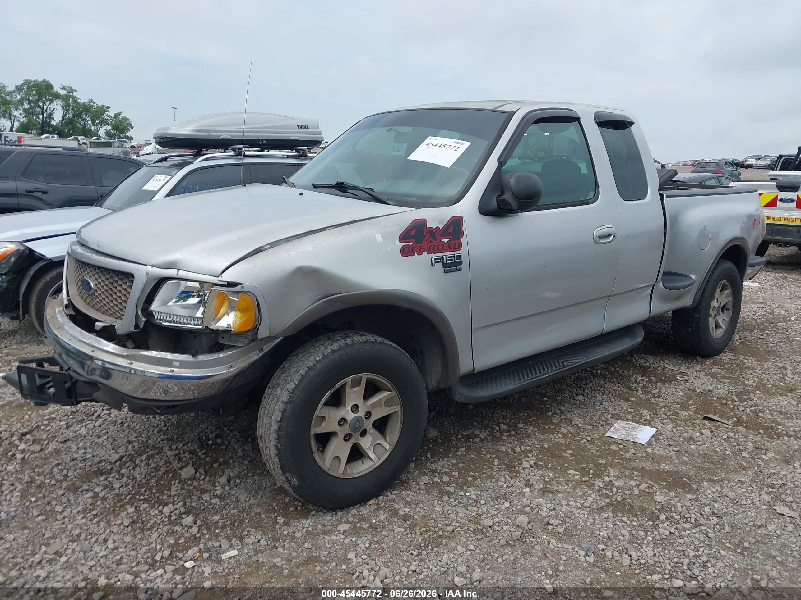 2003 Ford F-150 Lariat/xl/xlt Серебряный vin: 2FTRX08L63CA09641