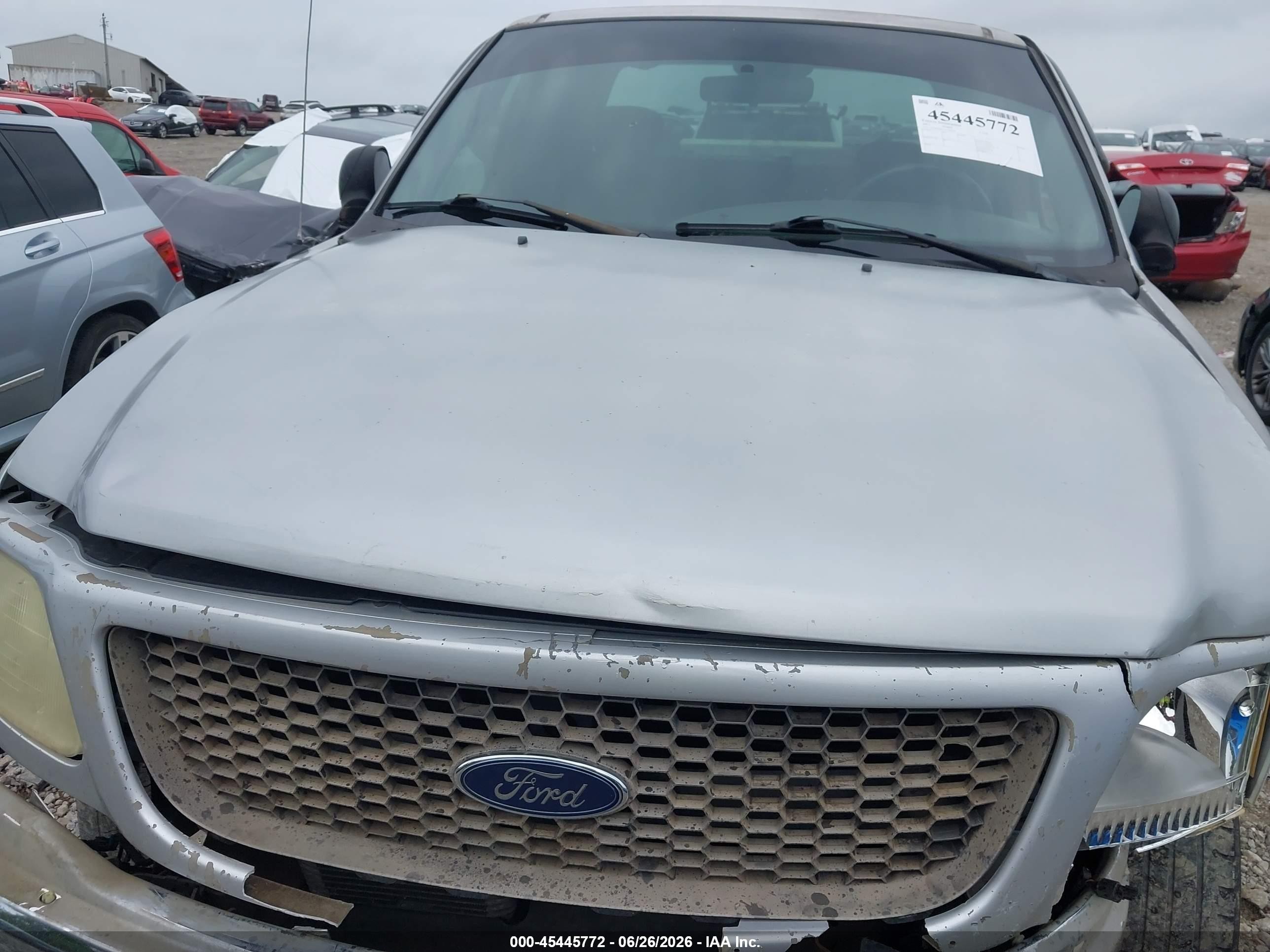 2003 Ford F-150 Lariat/xl/xlt Серебряный vin: 2FTRX08L63CA09641