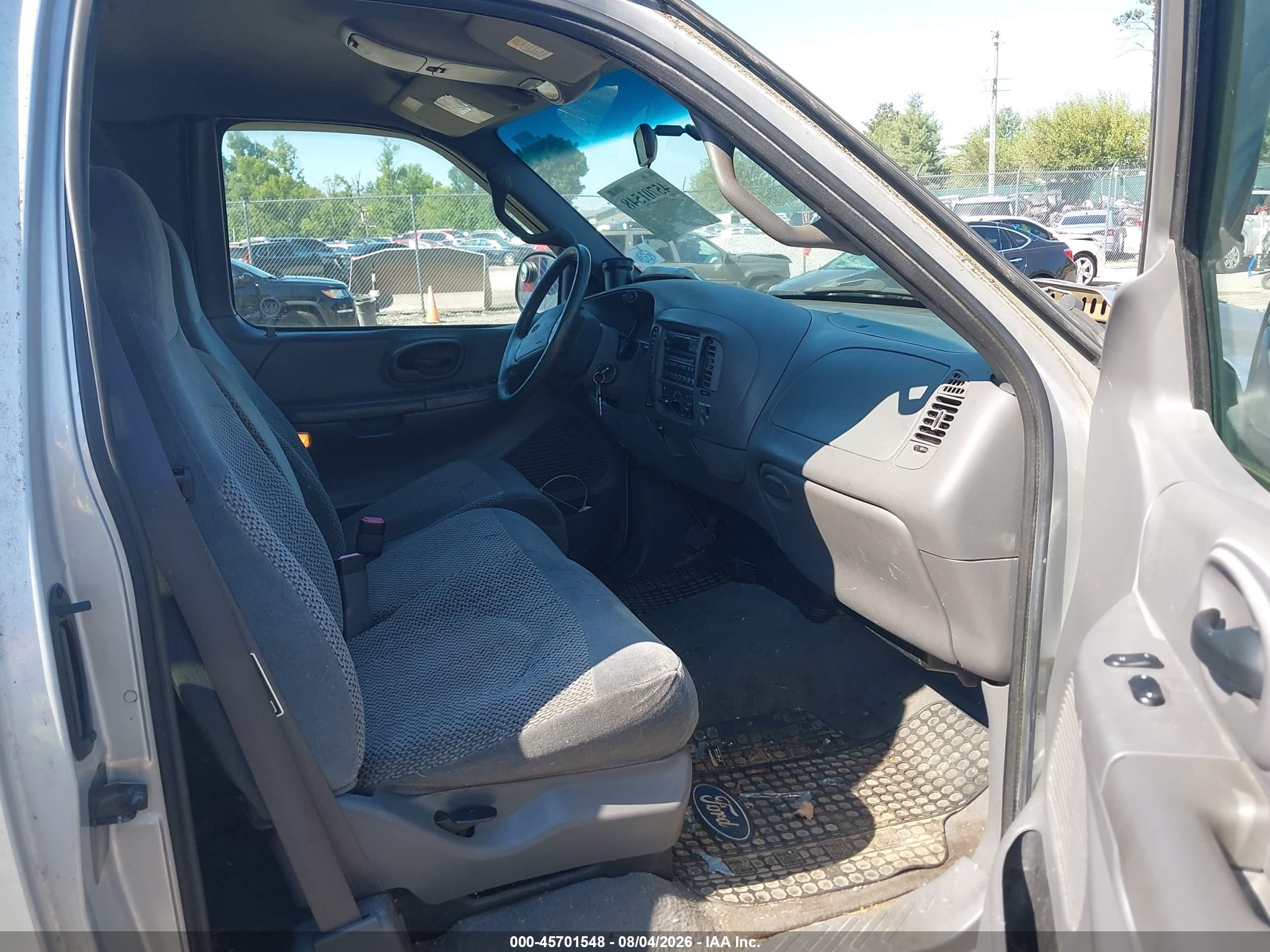 2001 Ford F-150 Lariat/xl/xlt Silver vin: 2FTRX08L71CA22766