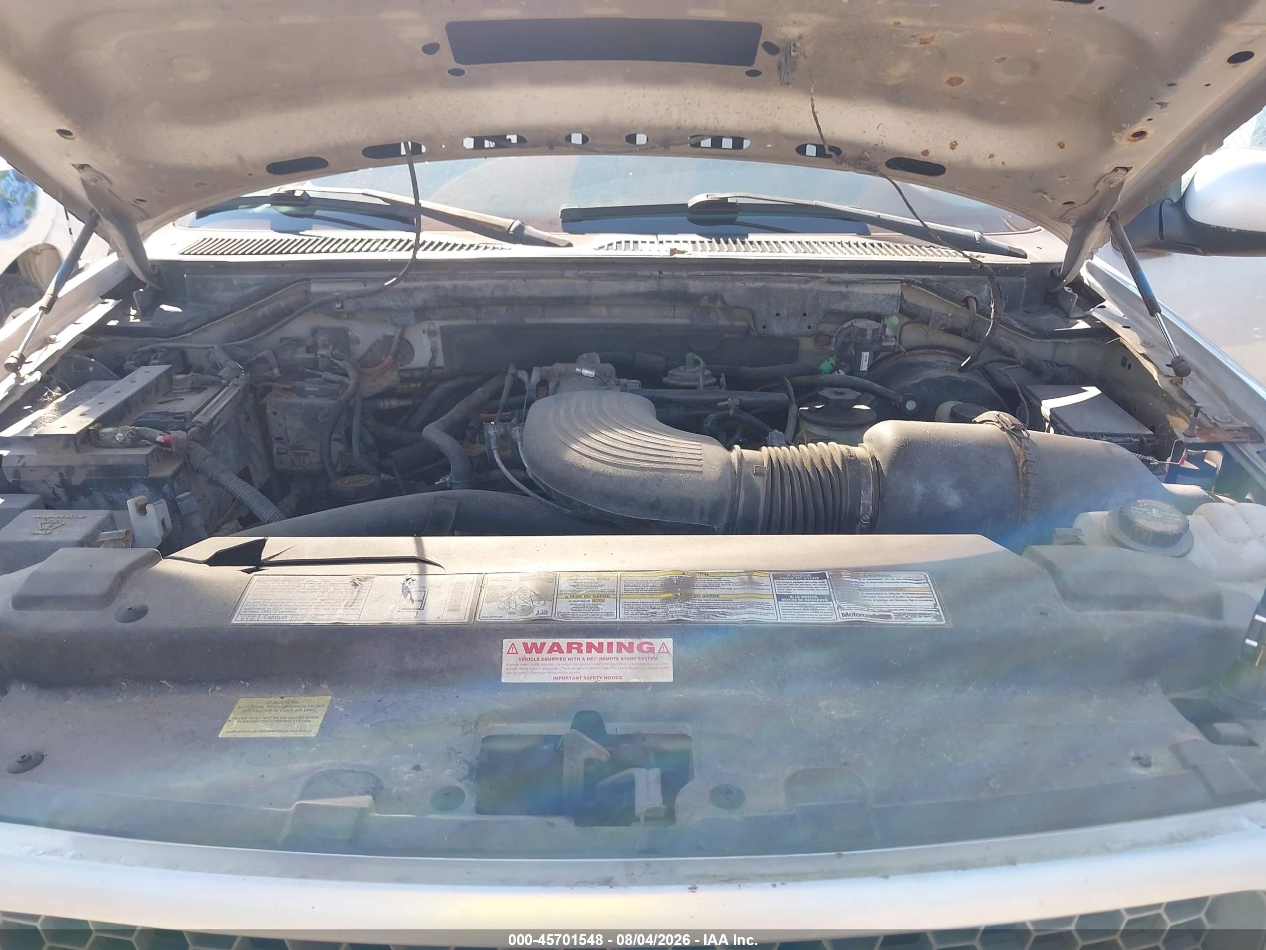 2001 Ford F-150 Lariat/xl/xlt Silver vin: 2FTRX08L71CA22766