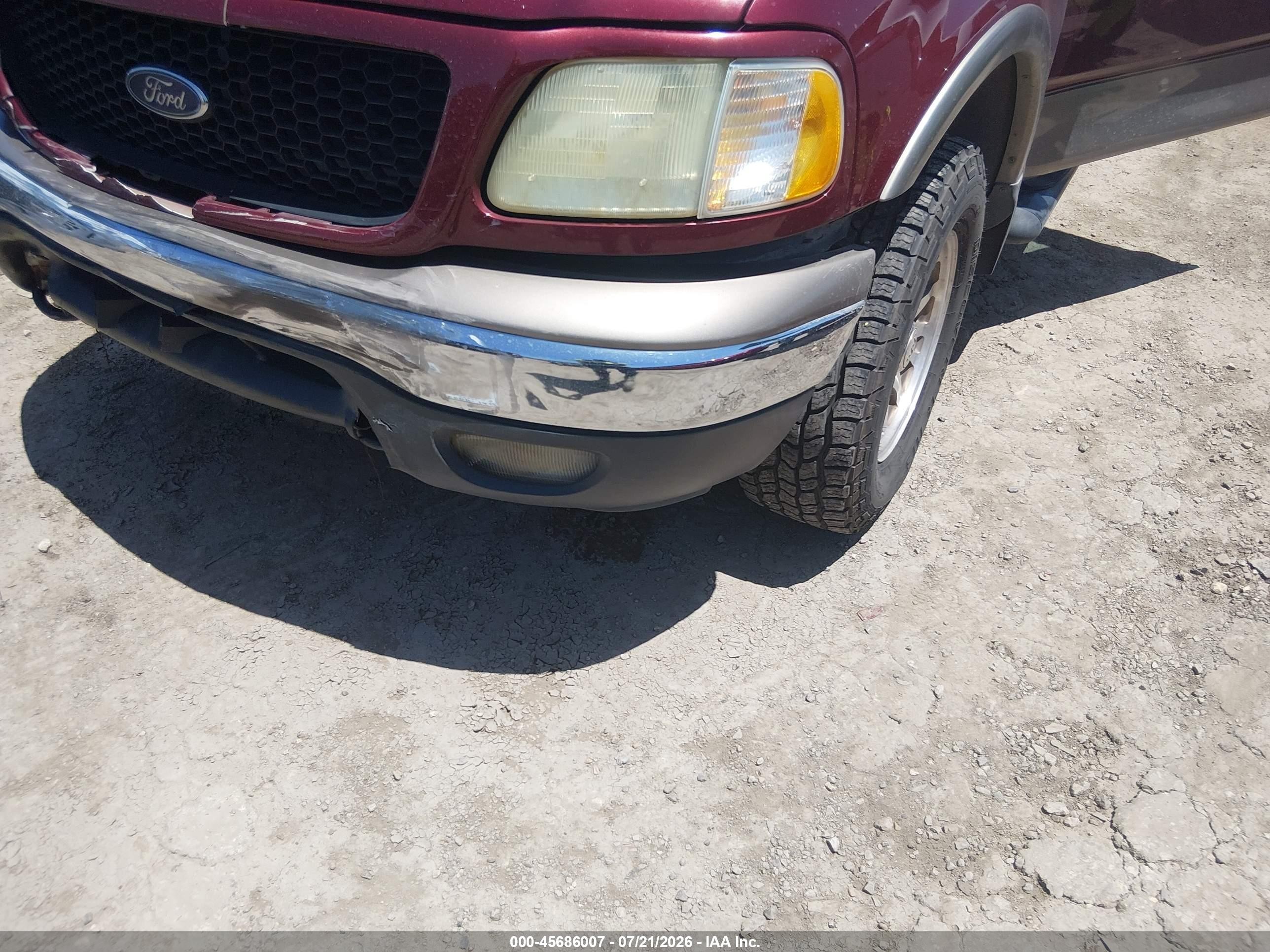 2003 Ford F-150 Lariat/xl/xlt Темно-бордовый vin: 2FTRX08L73CA16050