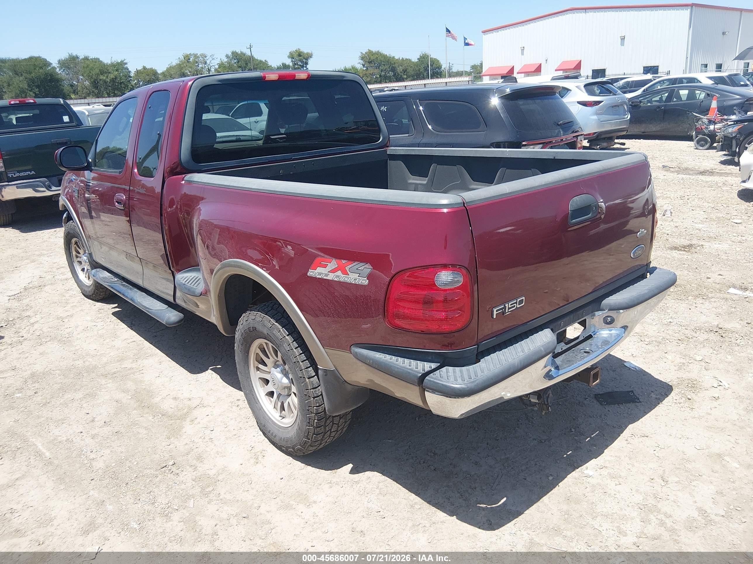 2003 Ford F-150 Lariat/xl/xlt Темно-бордовый vin: 2FTRX08L73CA16050