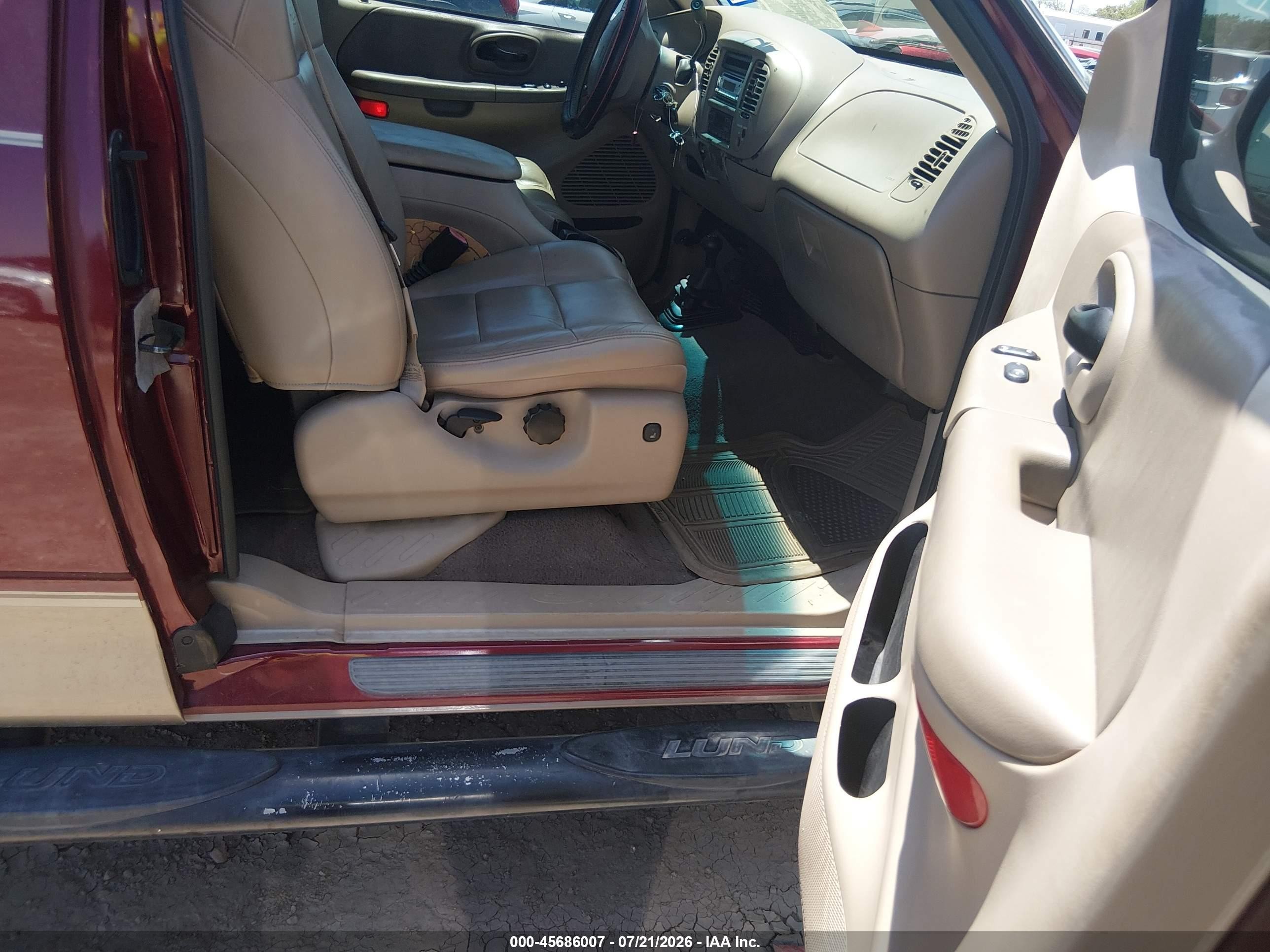 2003 Ford F-150 Lariat/xl/xlt Темно-бордовый vin: 2FTRX08L73CA16050