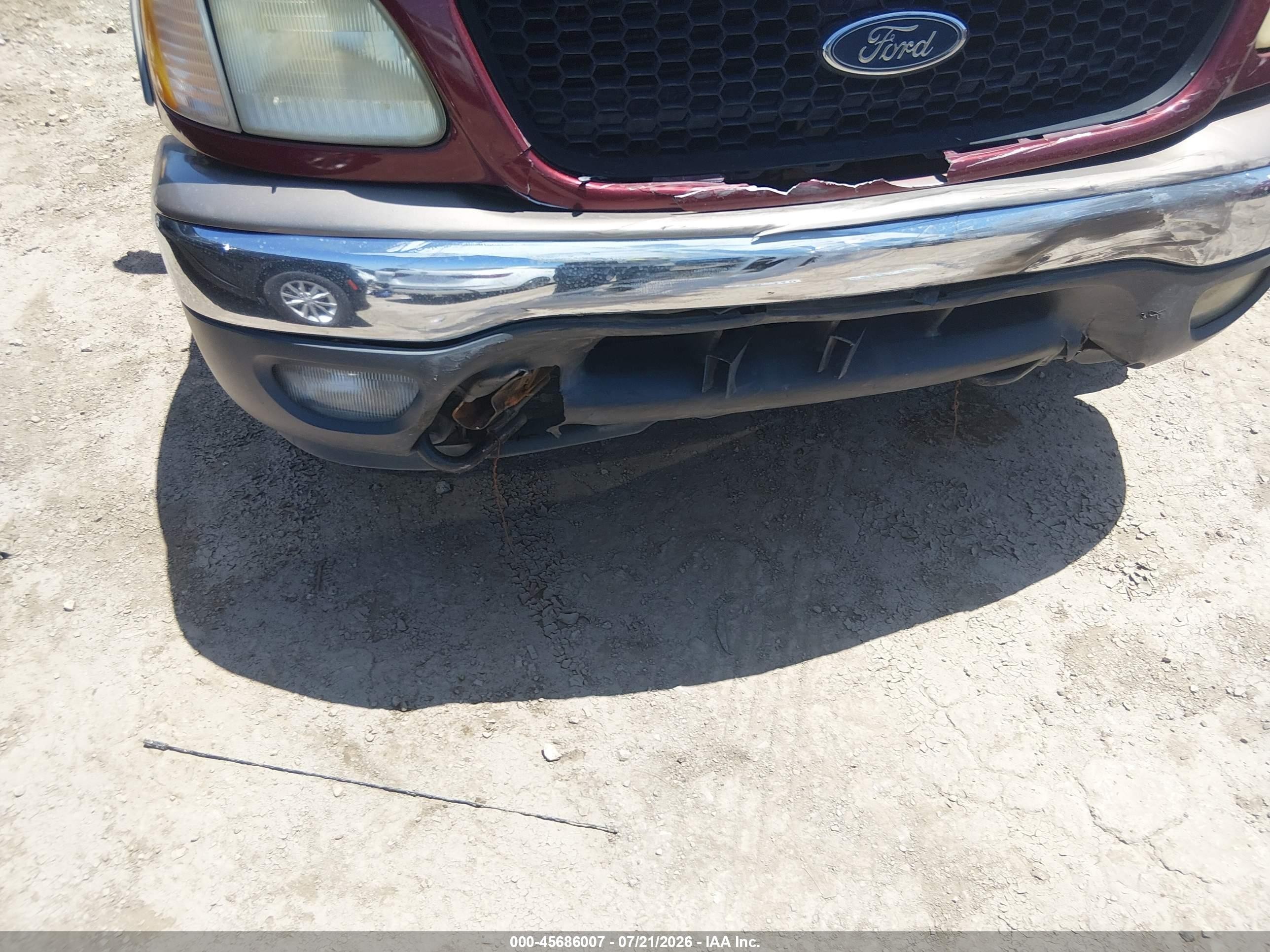 2003 Ford F-150 Lariat/xl/xlt Темно-бордовый vin: 2FTRX08L73CA16050