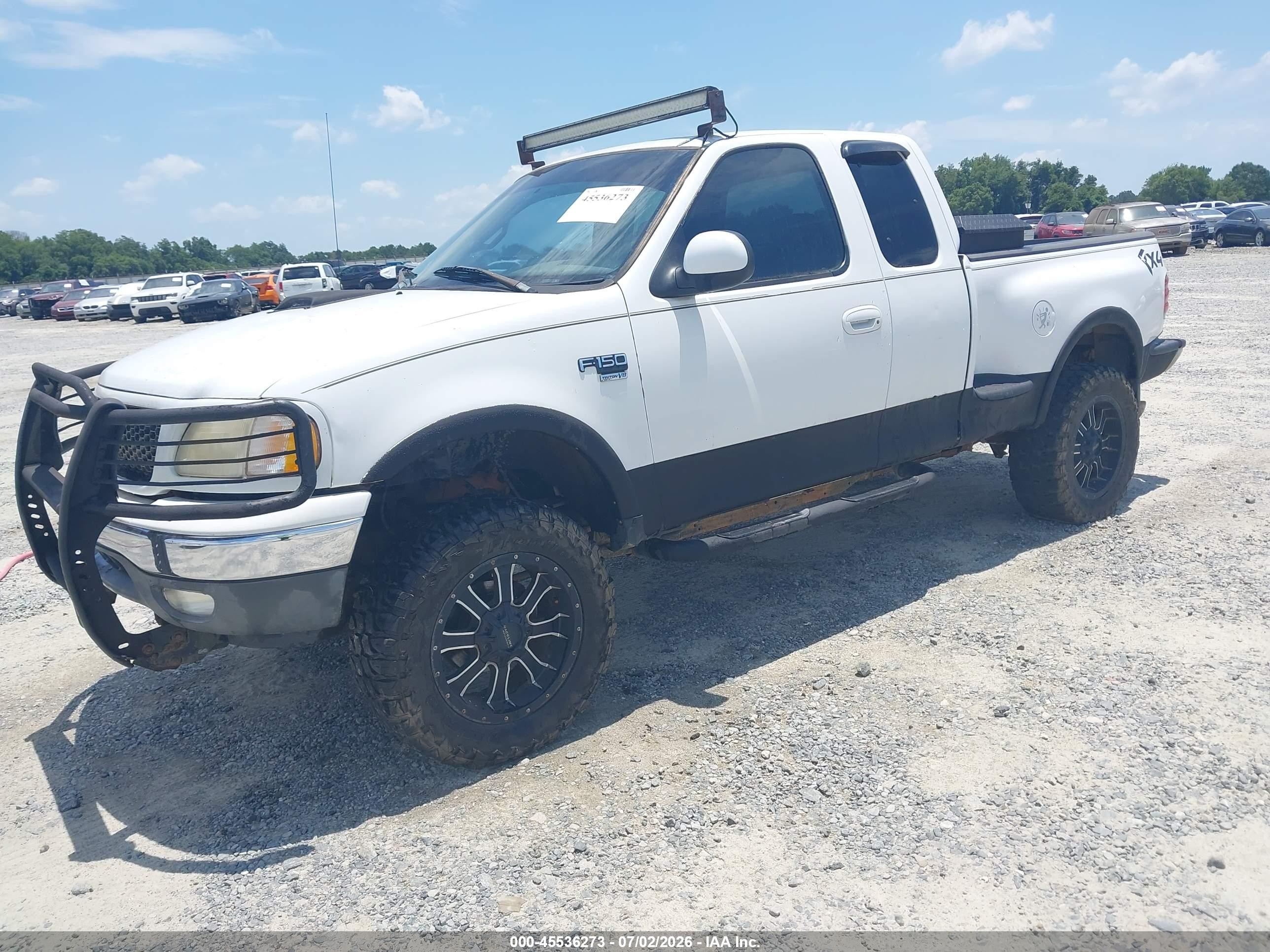 2001 Ford F-150 Lariat/xl/xlt White vin: 2FTRX08L81CA64069
