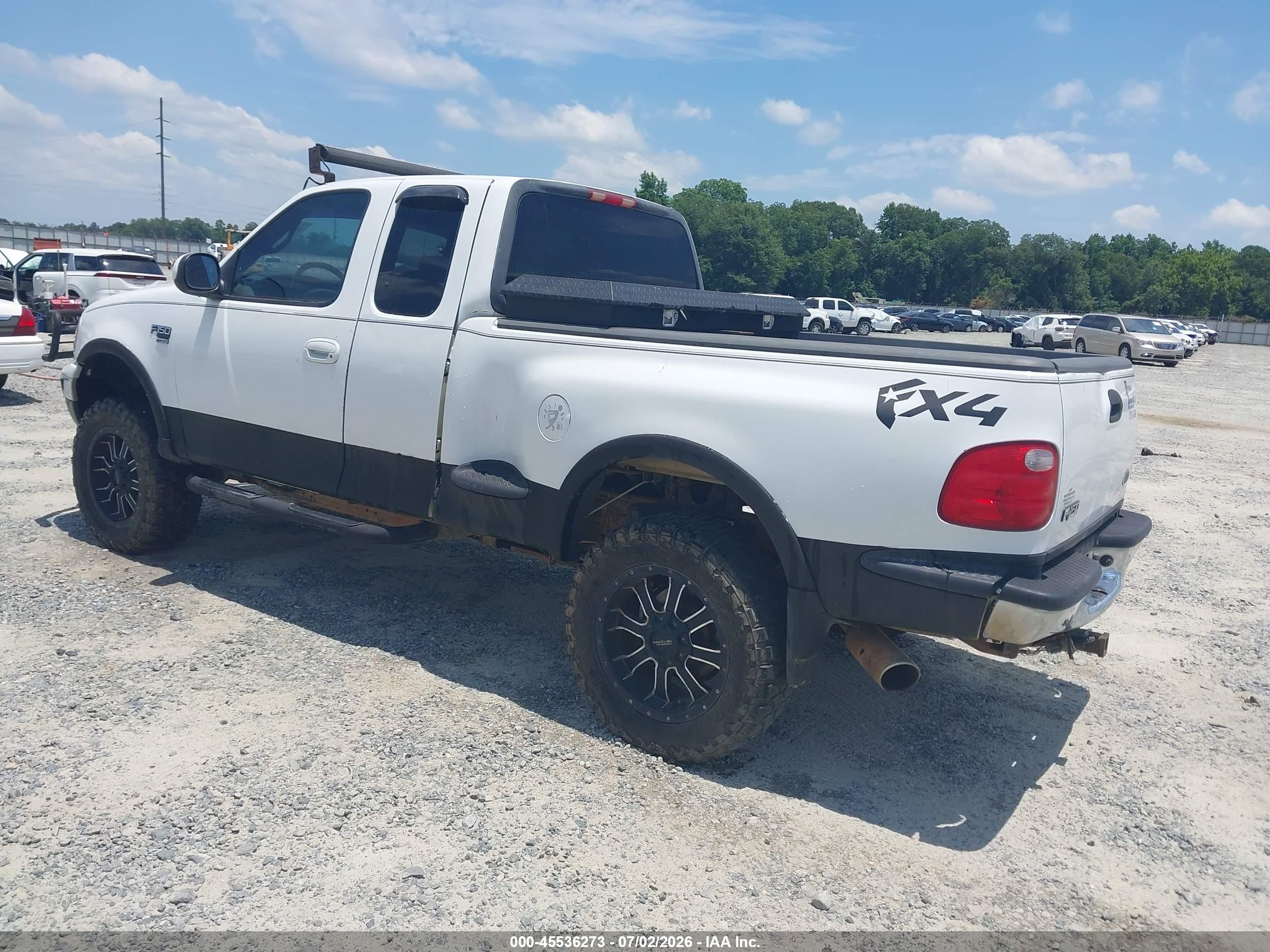 2001 Ford F-150 Lariat/xl/xlt White vin: 2FTRX08L81CA64069