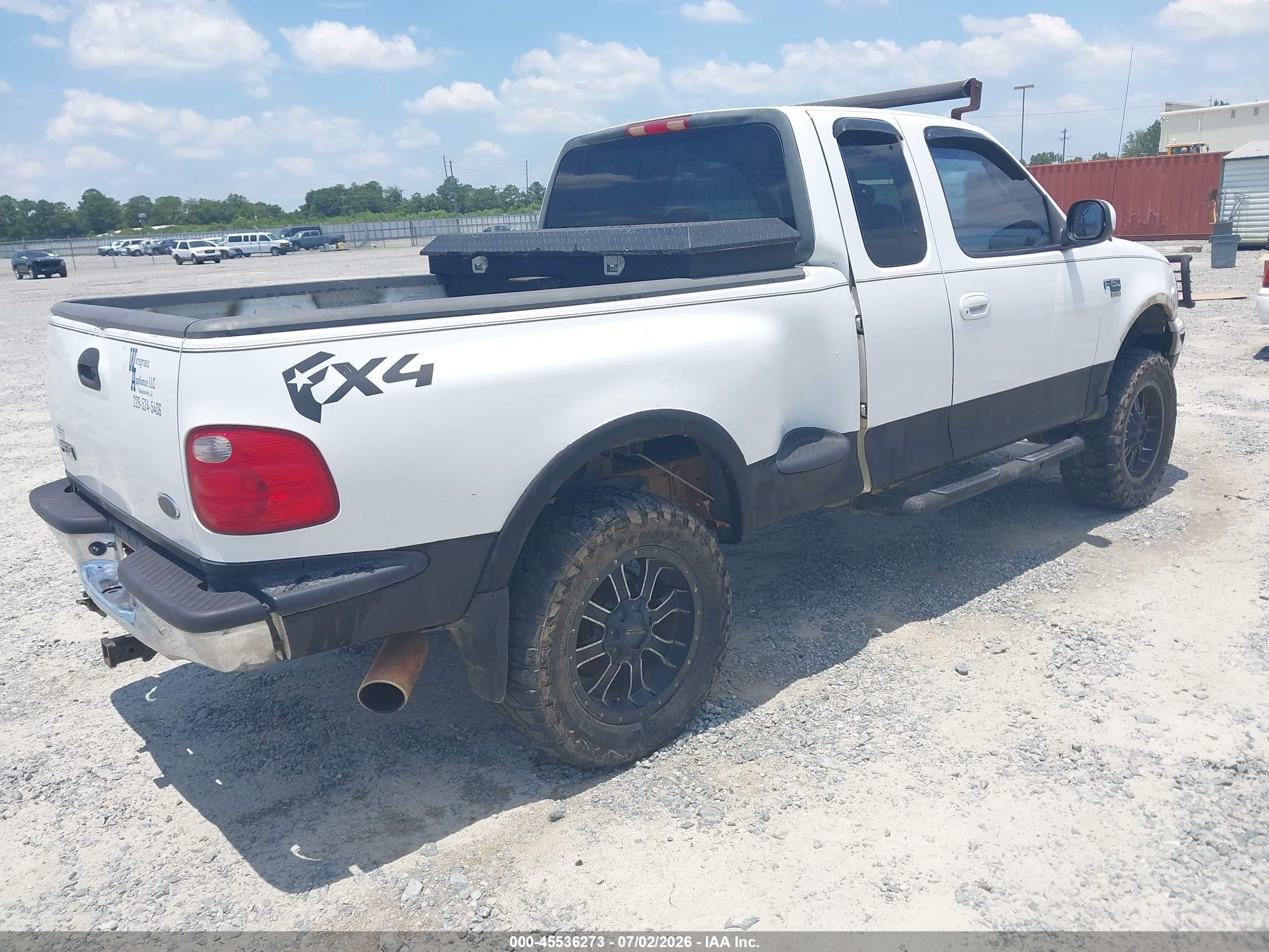 2001 Ford F-150 Lariat/xl/xlt White vin: 2FTRX08L81CA64069