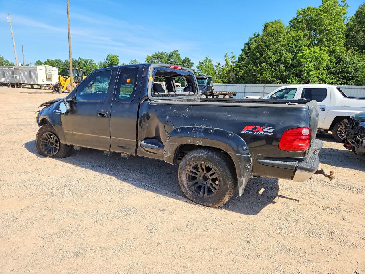 2003 Ford F150 Black vin: 2FTRX08L93CB03352