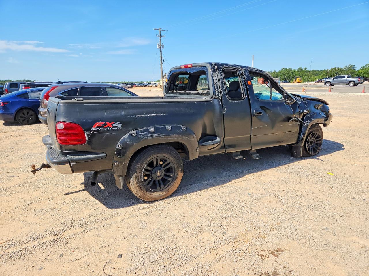 2003 Ford F150 Black vin: 2FTRX08L93CB03352