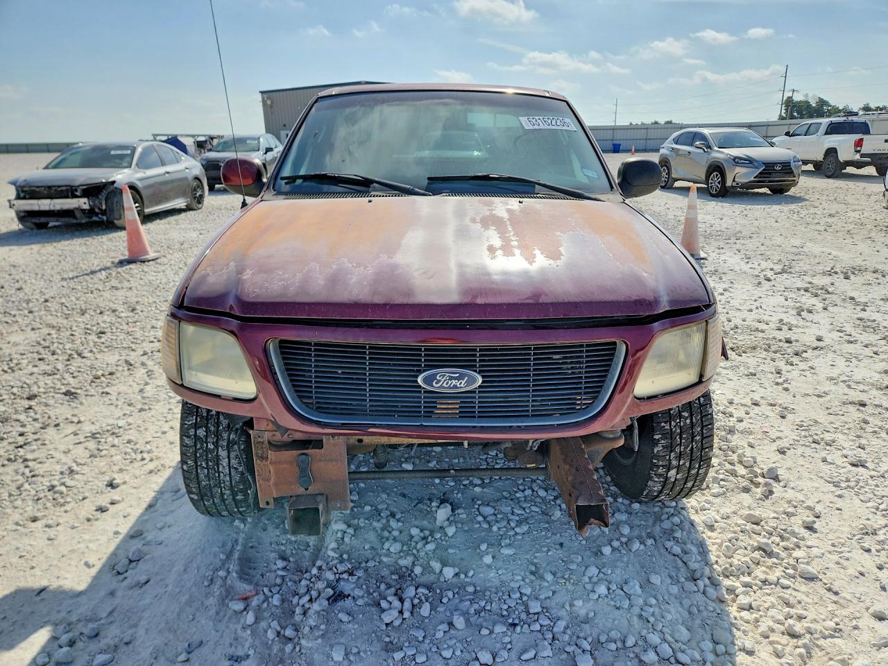 2003 Ford F150 Maroon vin: 2FTRX17213CA88635