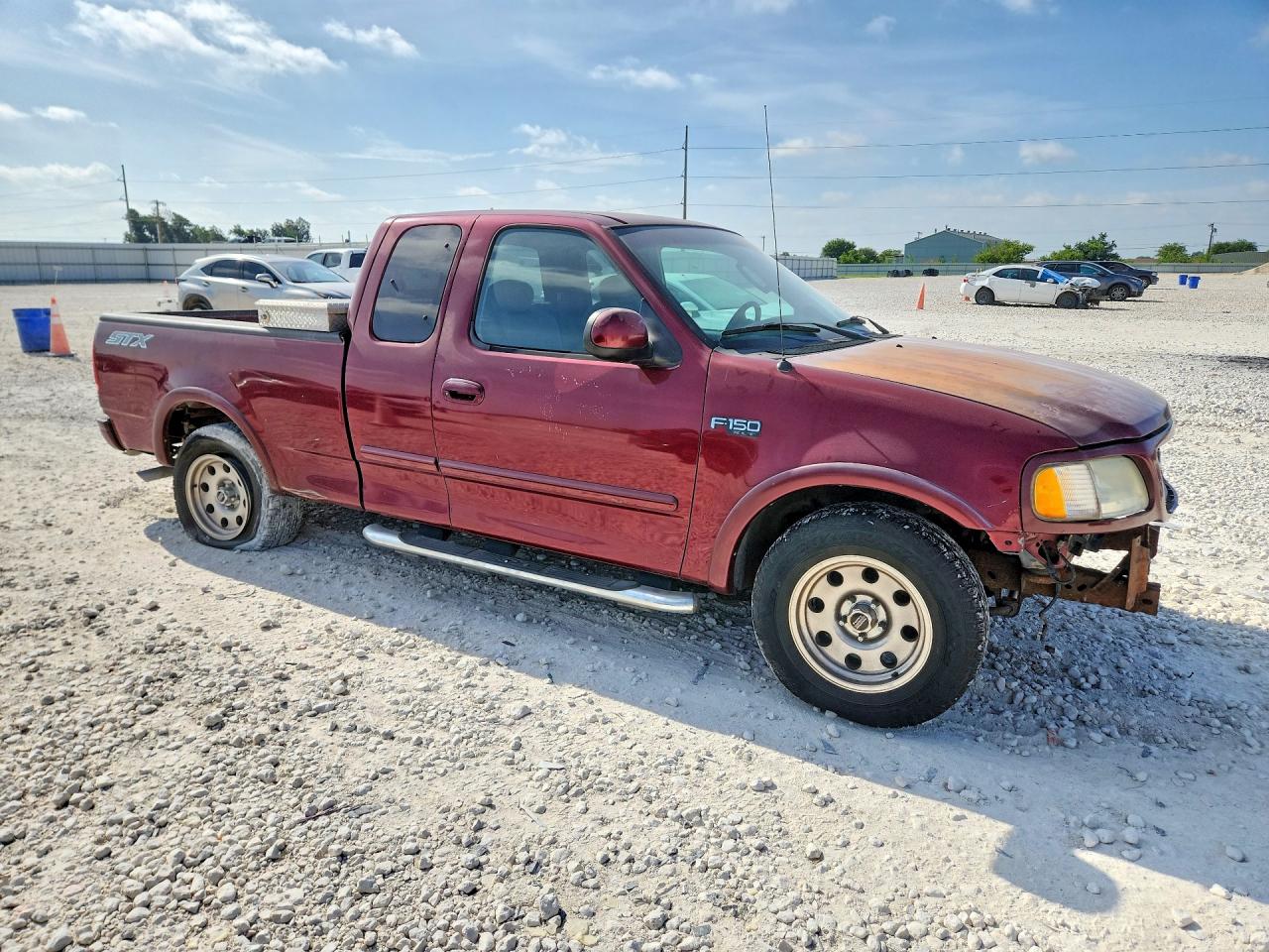 2003 Ford F150 Maroon vin: 2FTRX17213CA88635