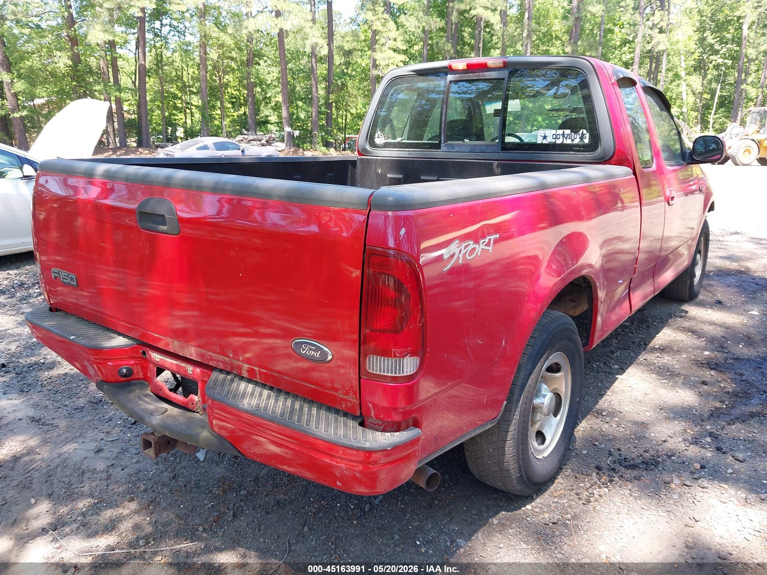 2003 Ford F-150 Xl/xlt Red vin: 2FTRX17213CB12870