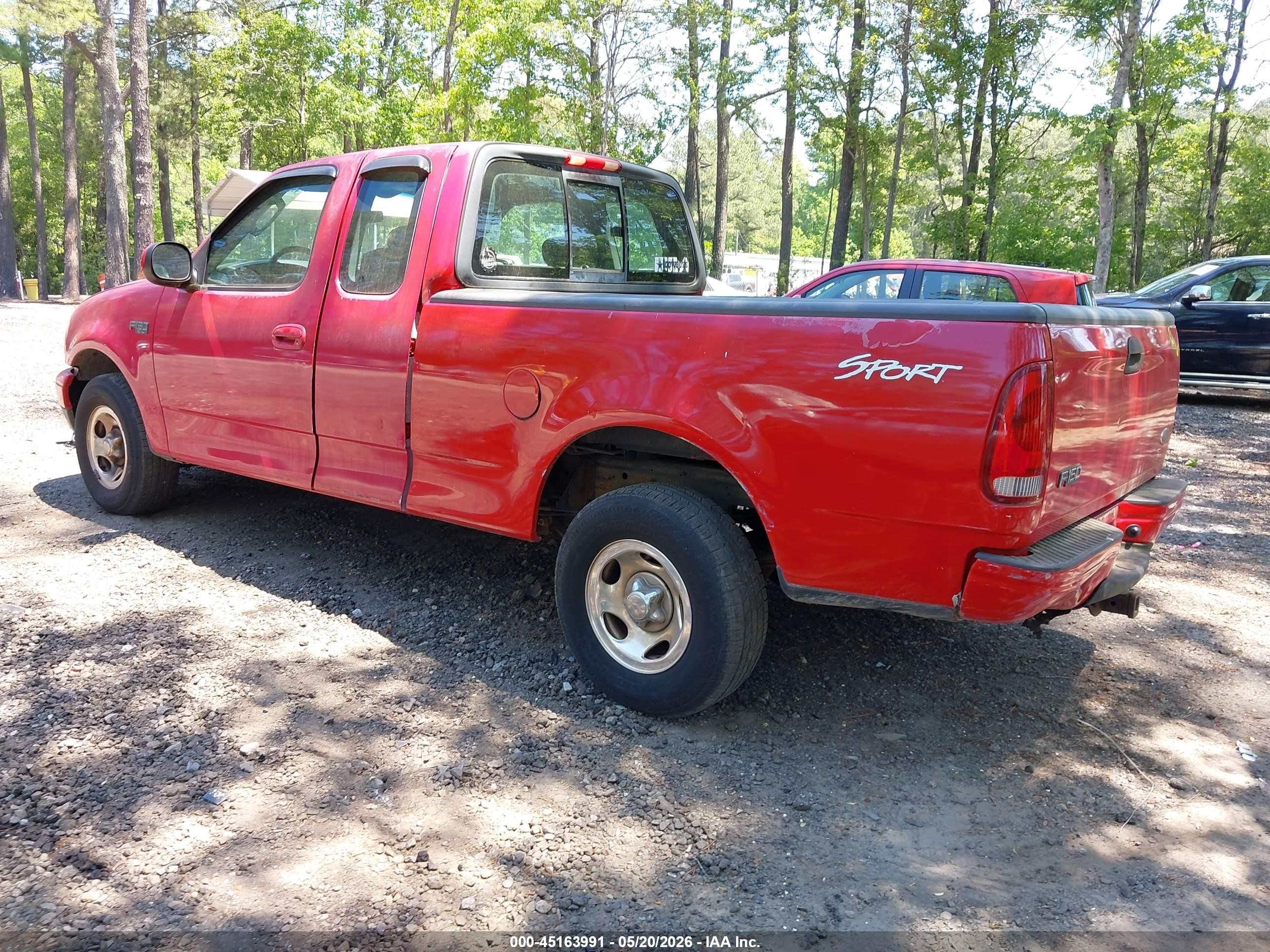2003 Ford F-150 Xl/xlt Red vin: 2FTRX17213CB12870