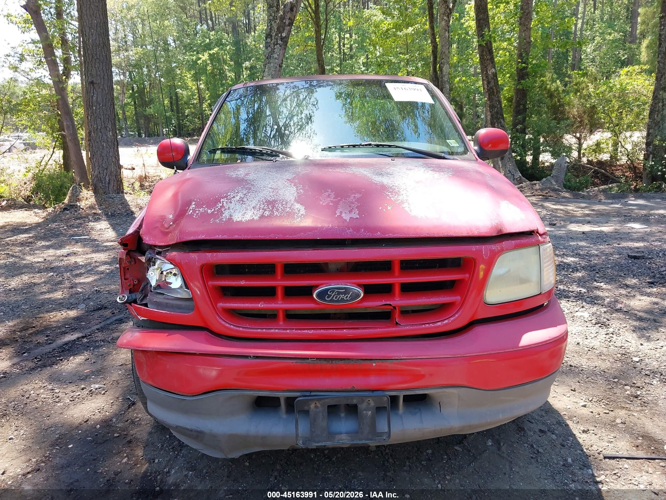 2003 Ford F-150 Xl/xlt Red vin: 2FTRX17213CB12870