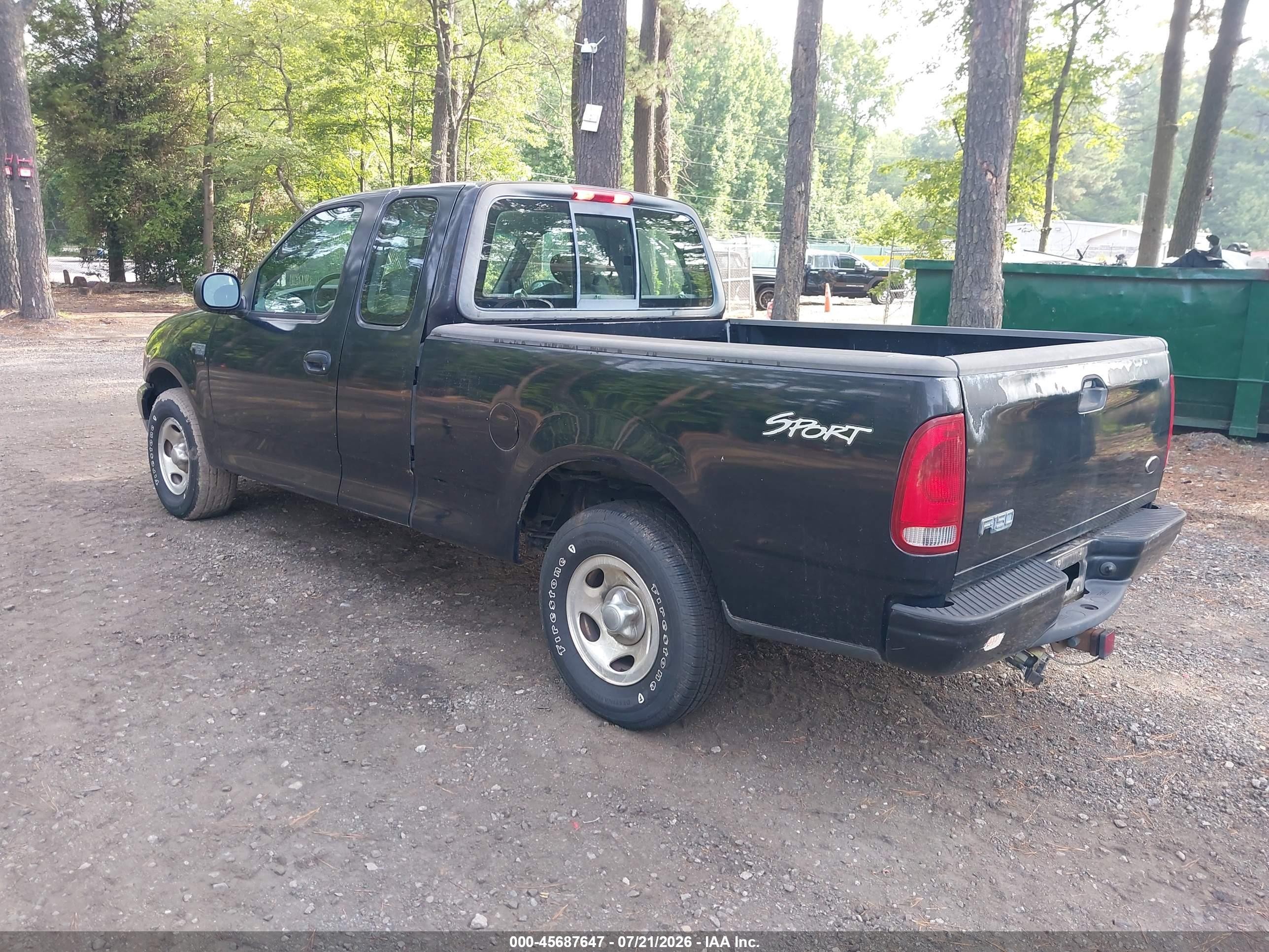 2003 Ford F-150 Xl/xlt Black vin: 2FTRX17223CB14143