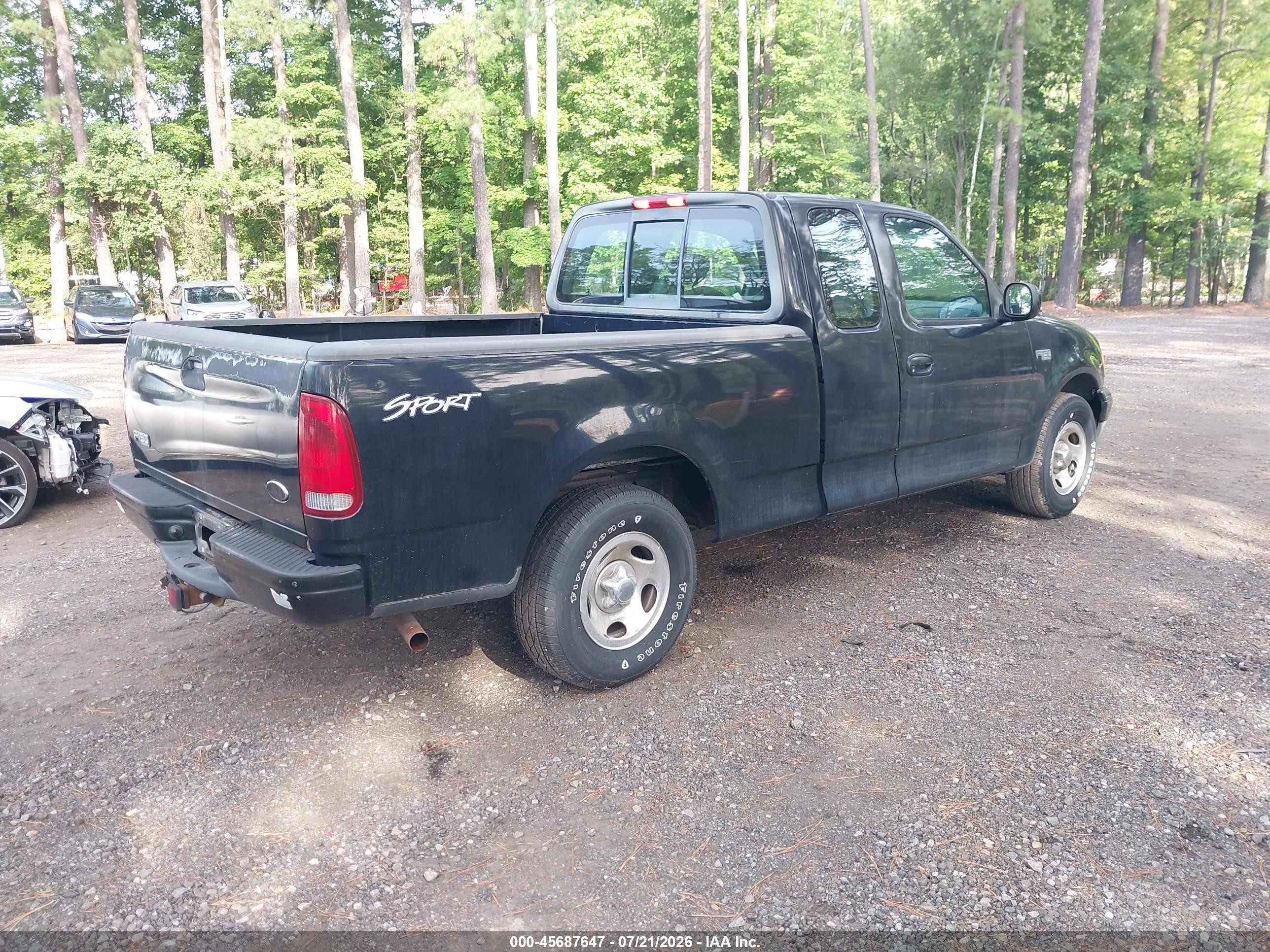 2003 Ford F-150 Xl/xlt Black vin: 2FTRX17223CB14143