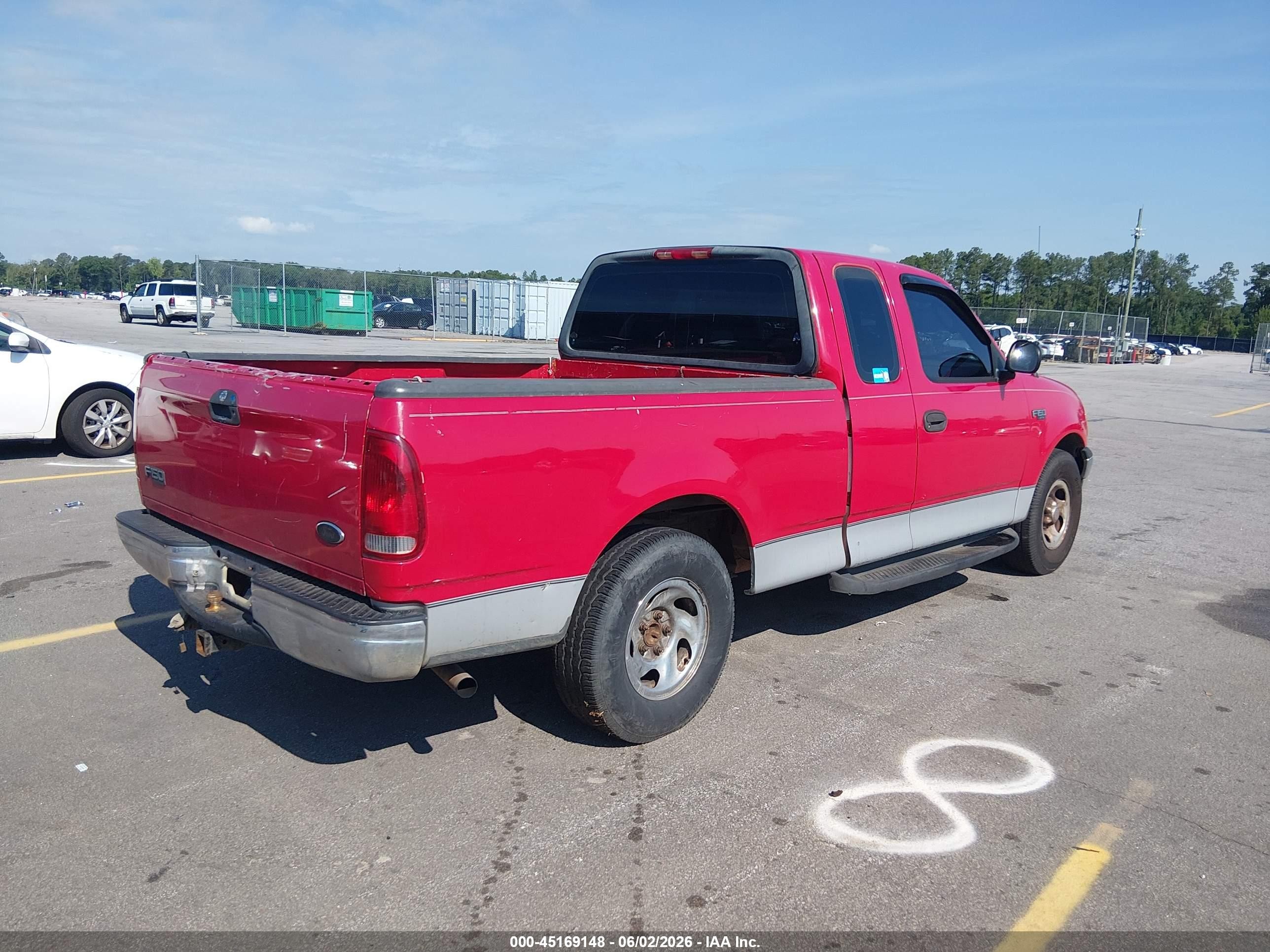 2004 Ford F-150 Heritage Xl/xlt Red vin: 2FTRX17224CA27747