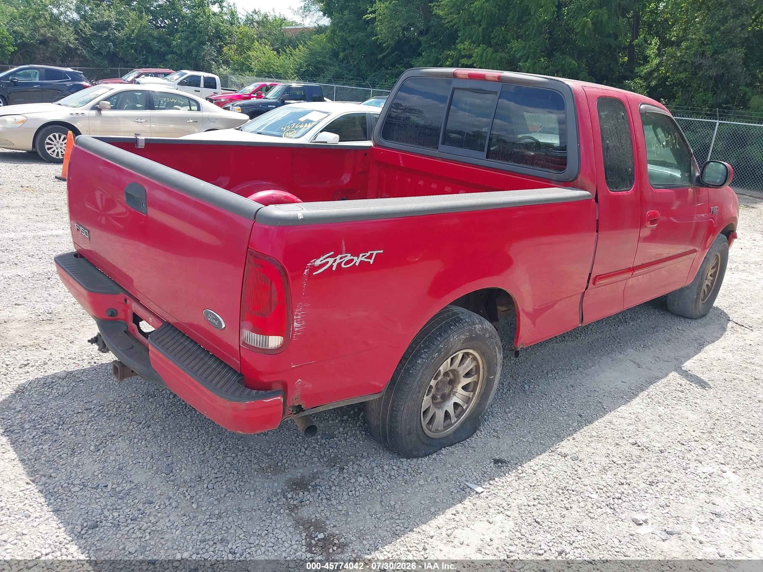 2003 Ford F-150 Xl/xlt Красный vin: 2FTRX17233CA97174