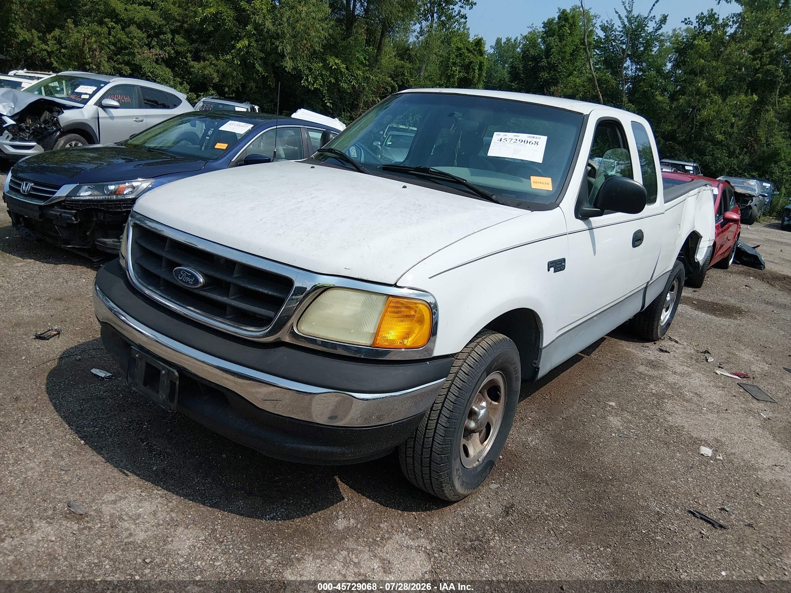 2004 Ford F-150 Heritage Xl/xlt White vin: 2FTRX17234CA18863