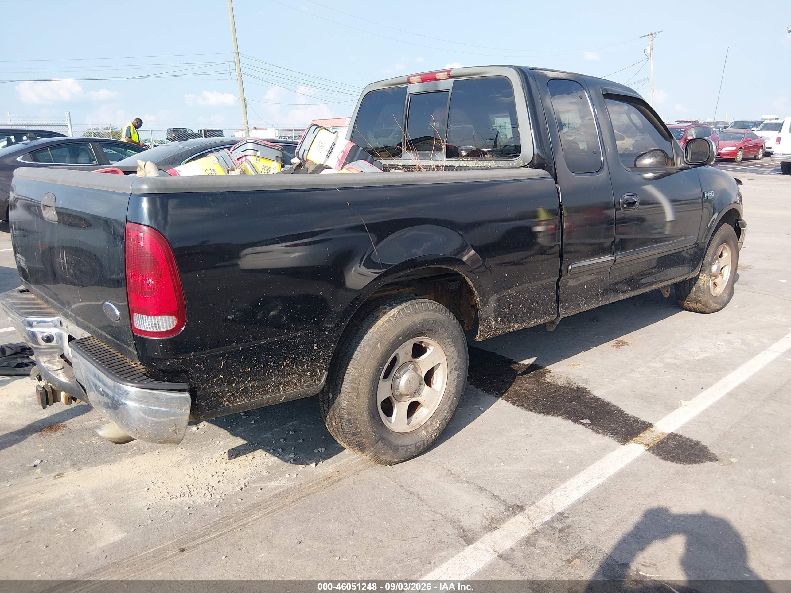 2002 Ford F-150 Xl/xlt Black vin: 2FTRX17252CA95277
