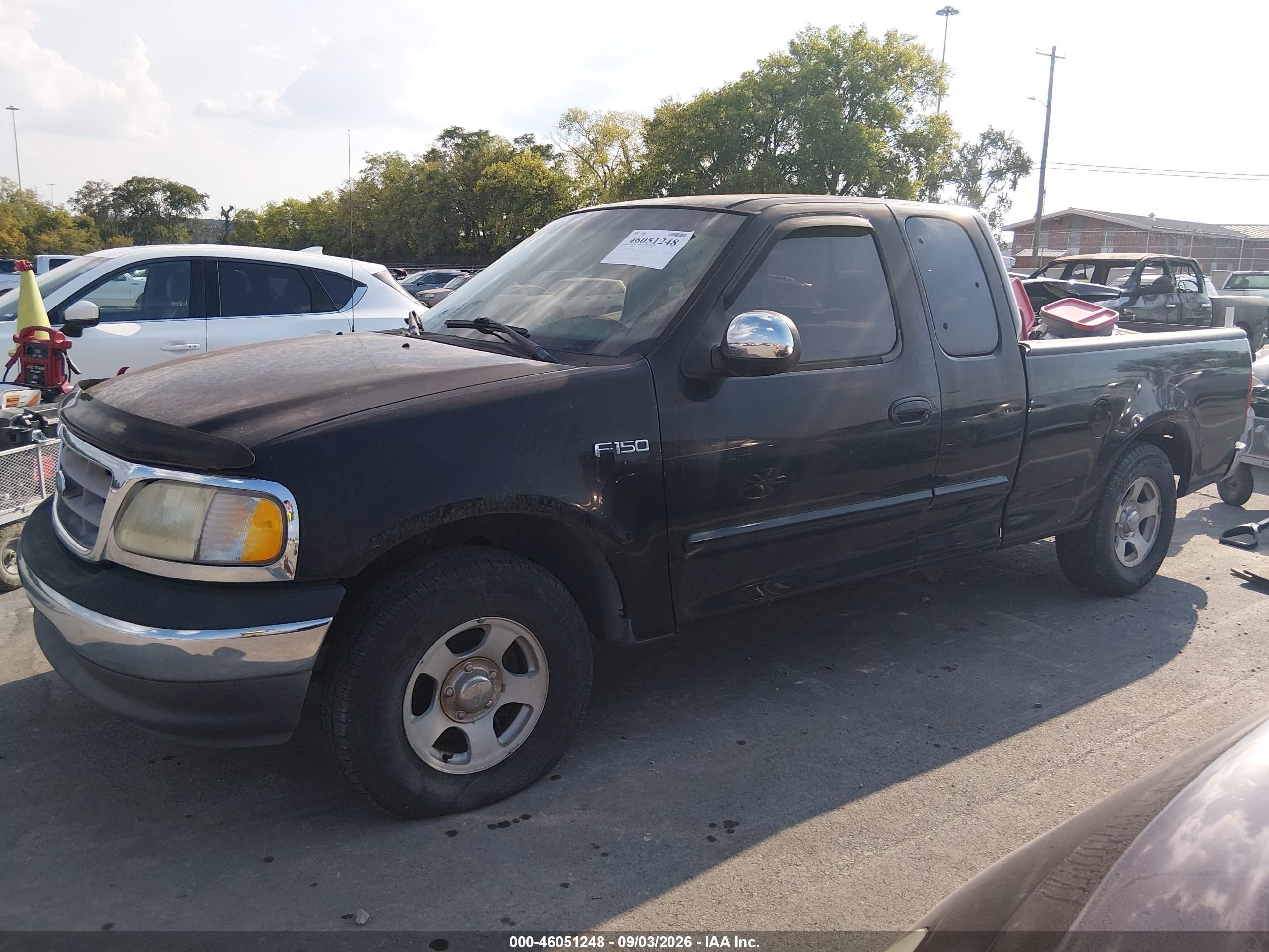 2002 Ford F-150 Xl/xlt Black vin: 2FTRX17252CA95277