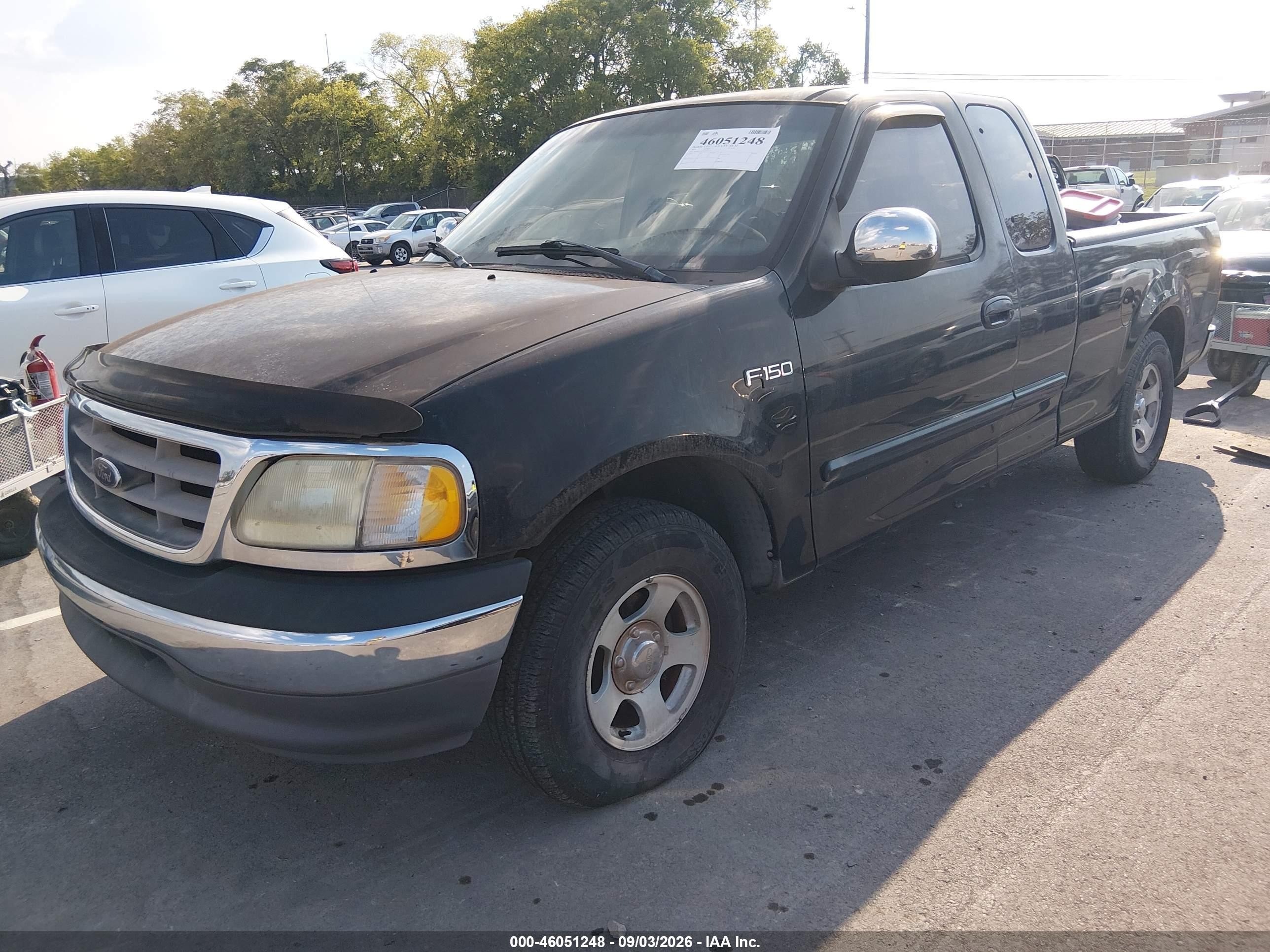 2002 Ford F-150 Xl/xlt Black vin: 2FTRX17252CA95277