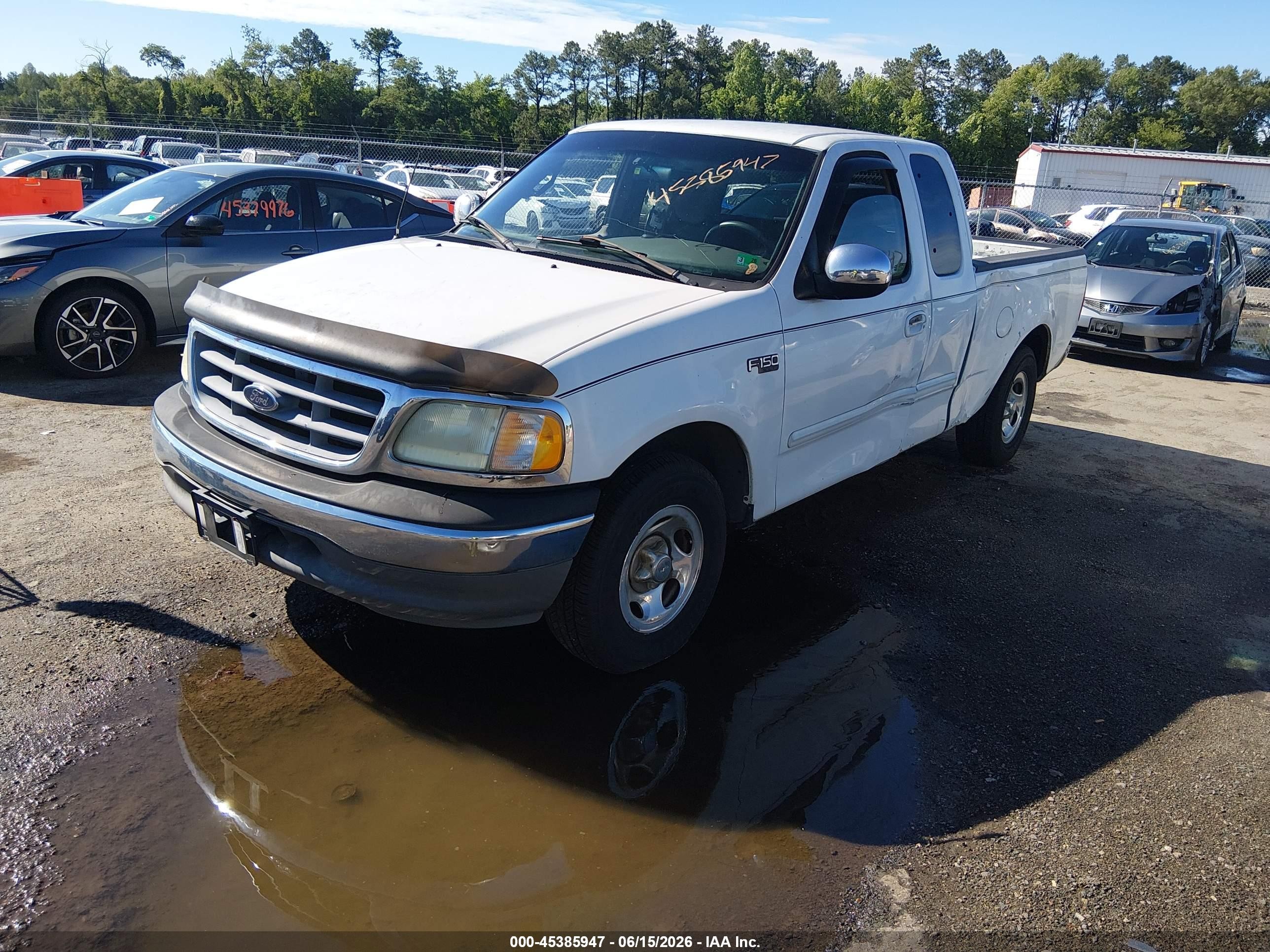 2002 Ford F-150 Xl/xlt White vin: 2FTRX17262CA25657