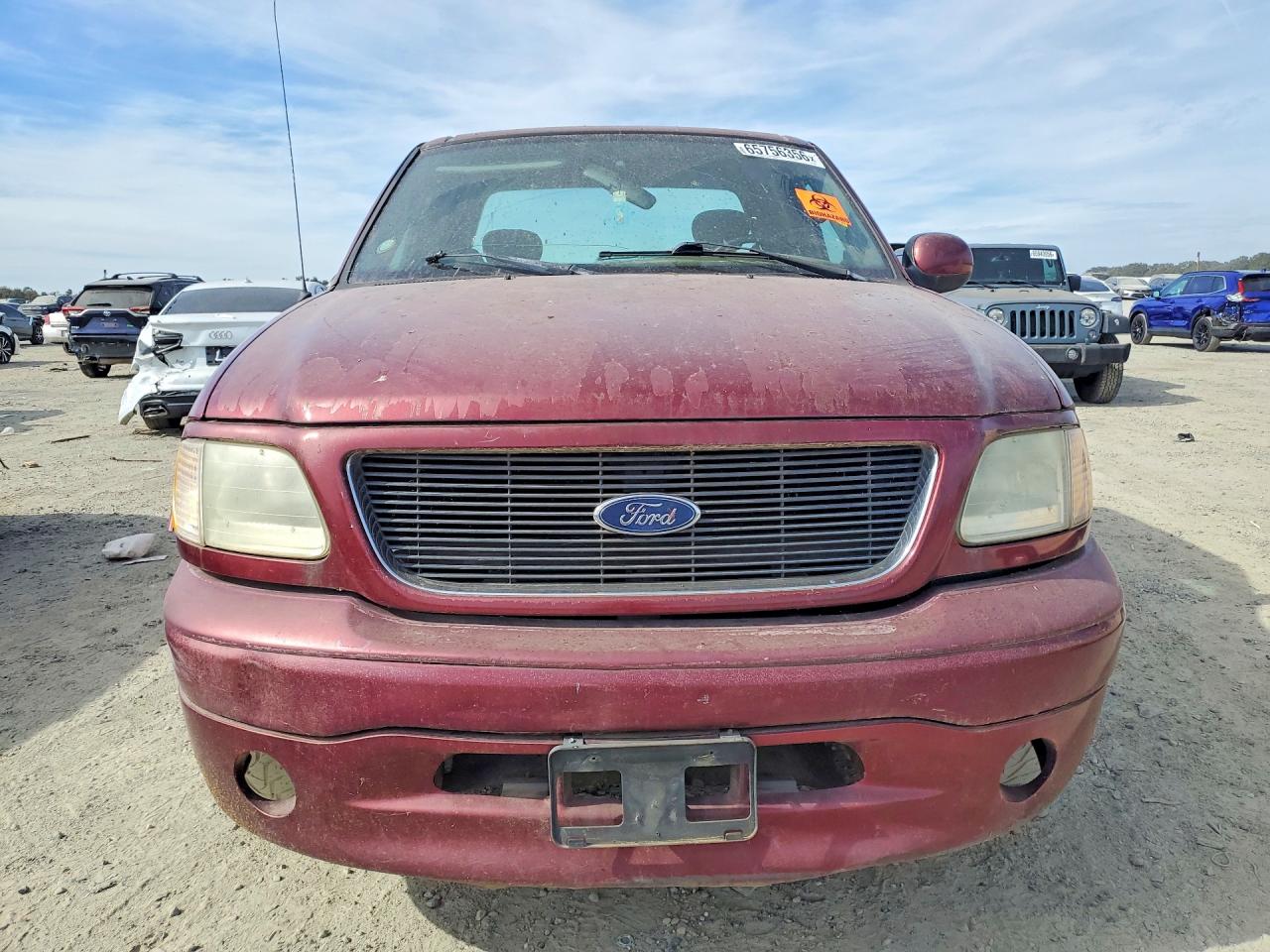 2003 Ford F150 Maroon vin: 2FTRX17273CB01906