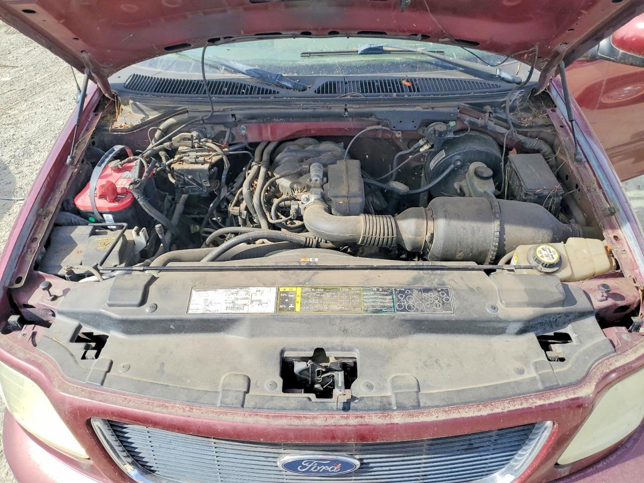 2003 Ford F150 Maroon vin: 2FTRX17273CB01906