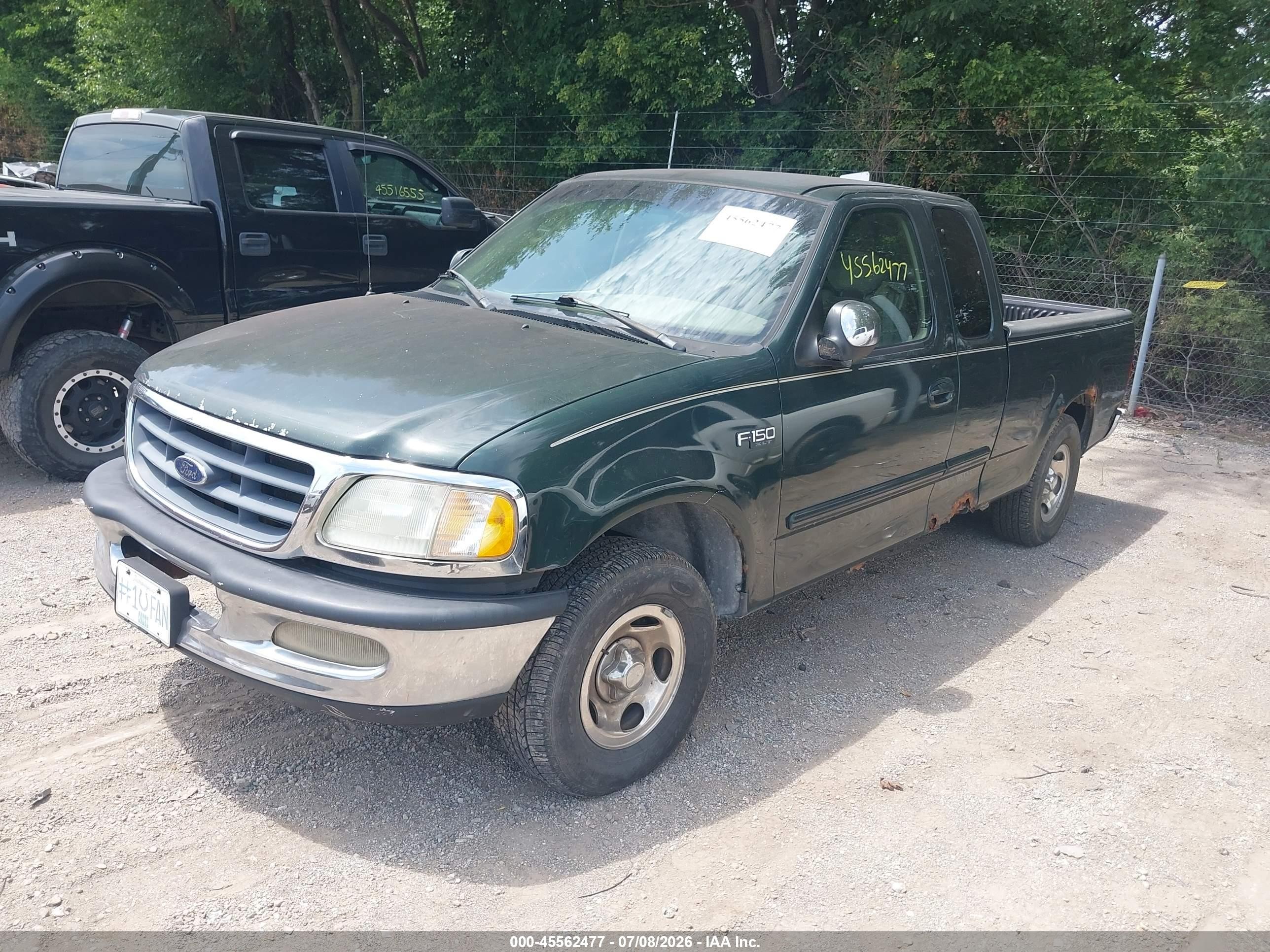 2002 Ford F-150 Xl/xlt Green vin: 2FTRX17292CA95475