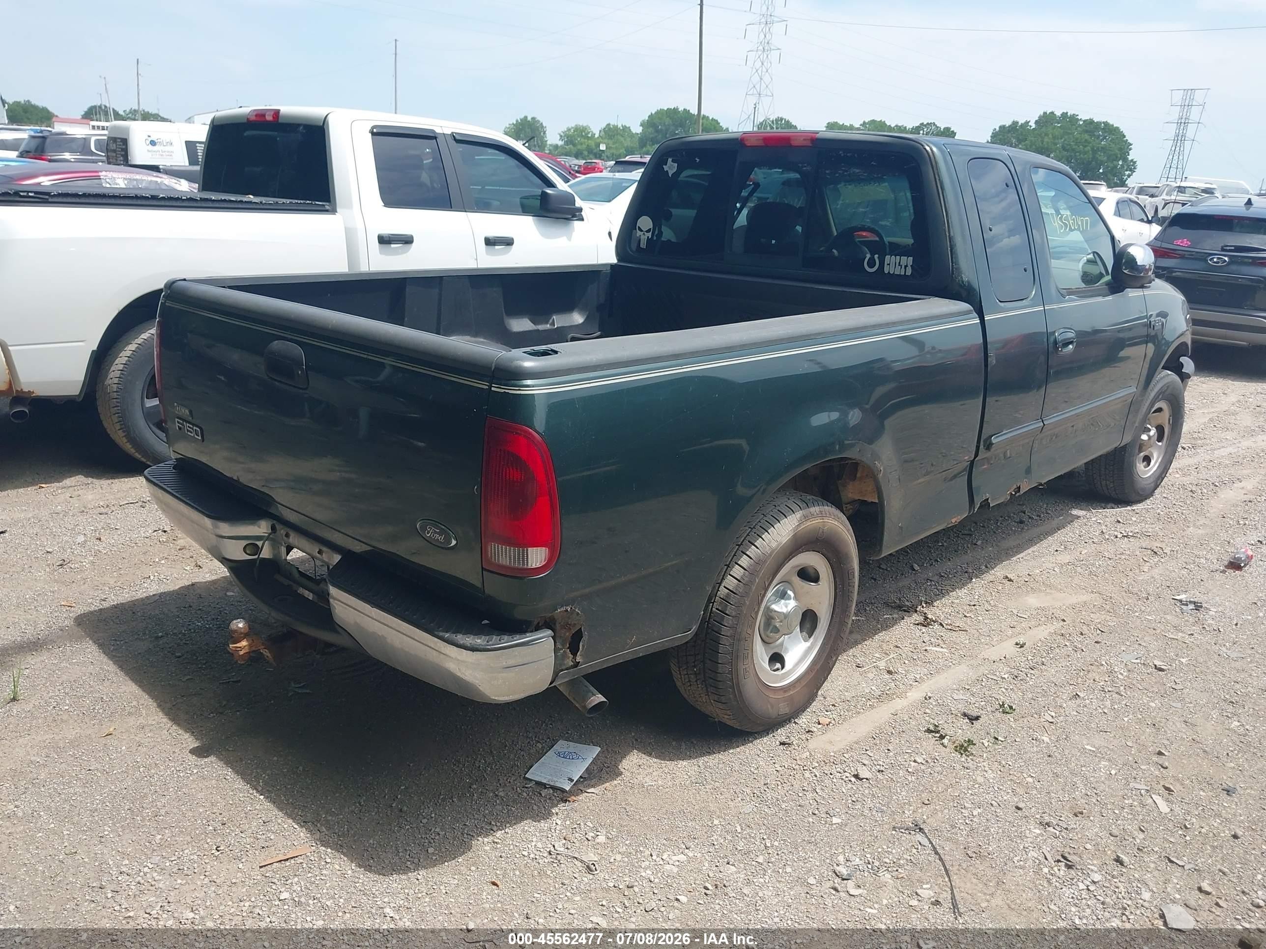 2002 Ford F-150 Xl/xlt Green vin: 2FTRX17292CA95475