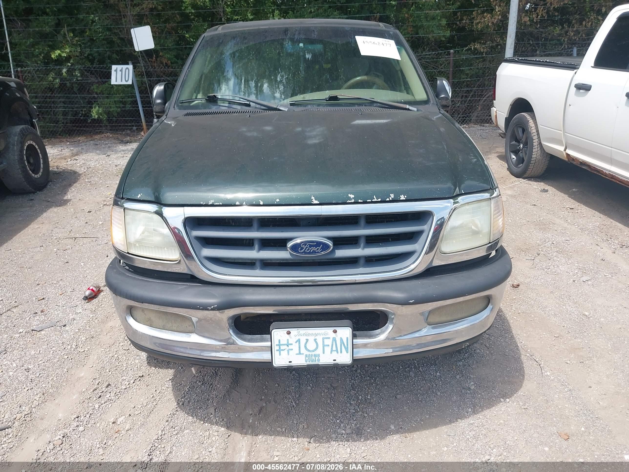 2002 Ford F-150 Xl/xlt Green vin: 2FTRX17292CA95475