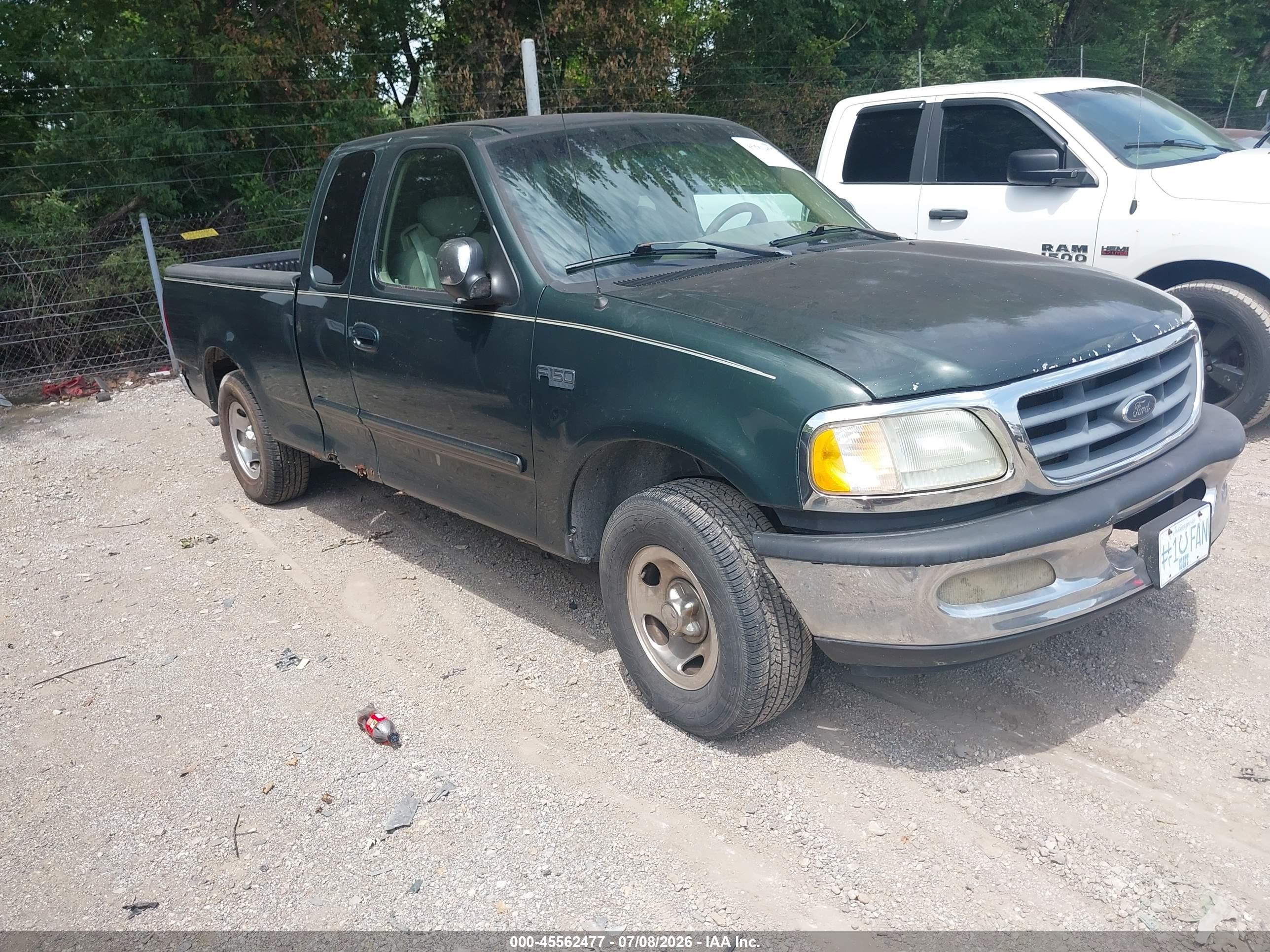 2002 Ford F-150 Xl/xlt Green vin: 2FTRX17292CA95475