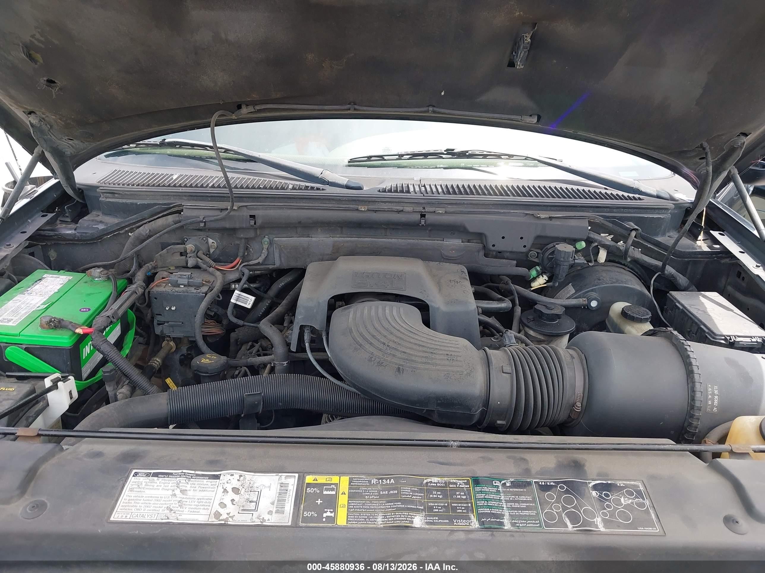 2002 Ford F-150 Lariat/xl/xlt Black vin: 2FTRX17L02CA26926