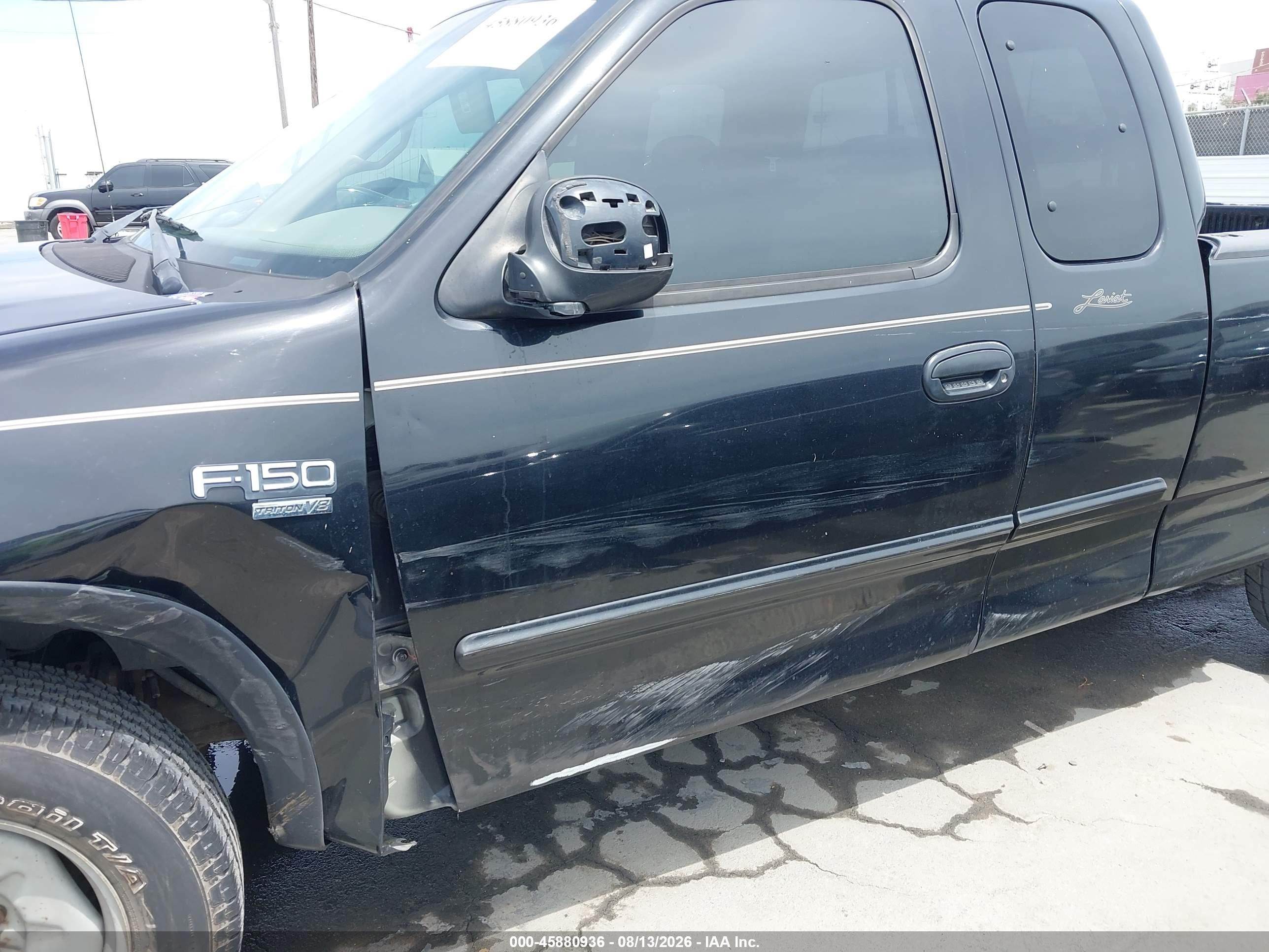 2002 Ford F-150 Lariat/xl/xlt Black vin: 2FTRX17L02CA26926
