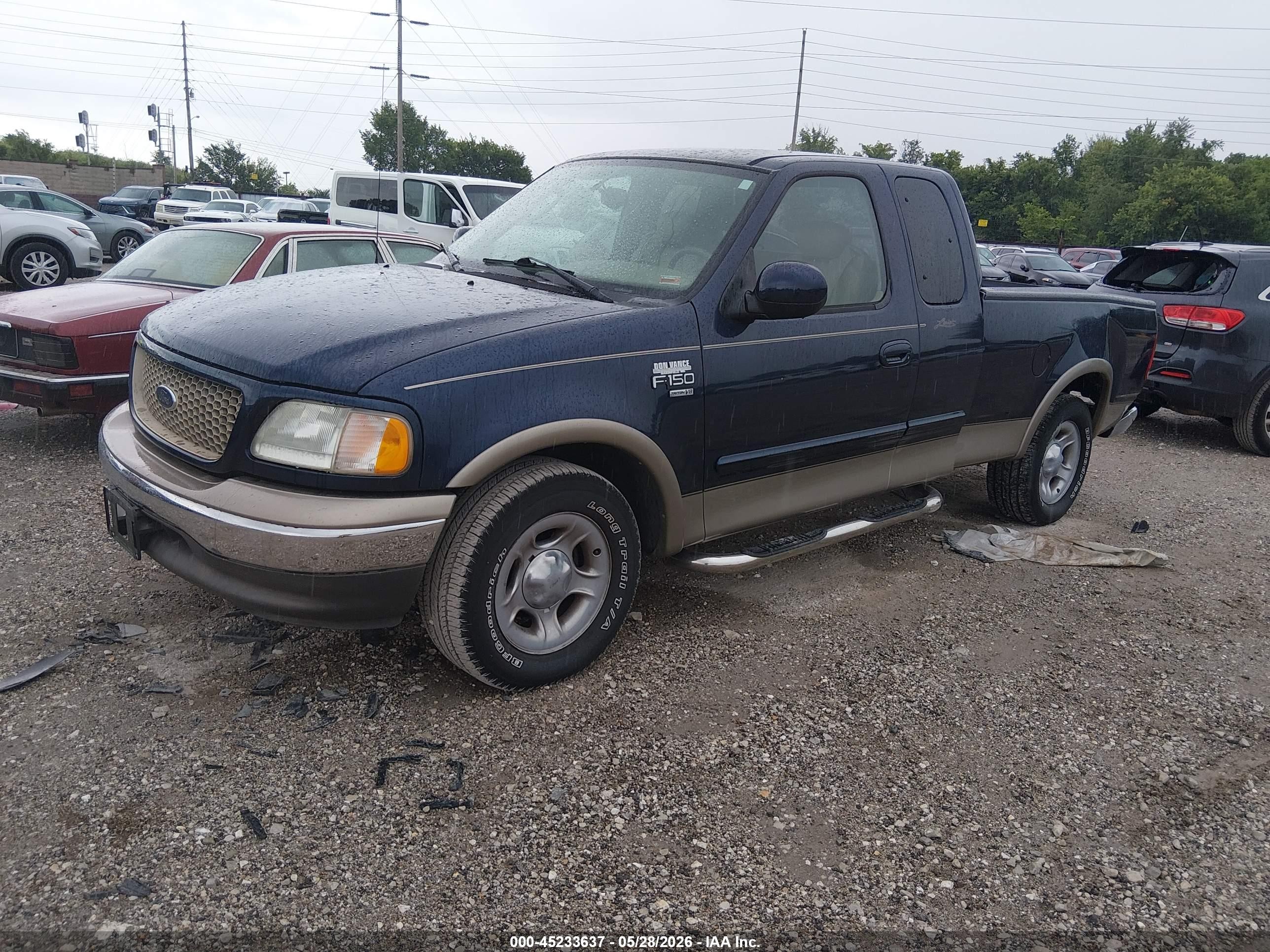 2003 Ford F-150 Lariat/xl/xlt Blue vin: 2FTRX17L33CB13172