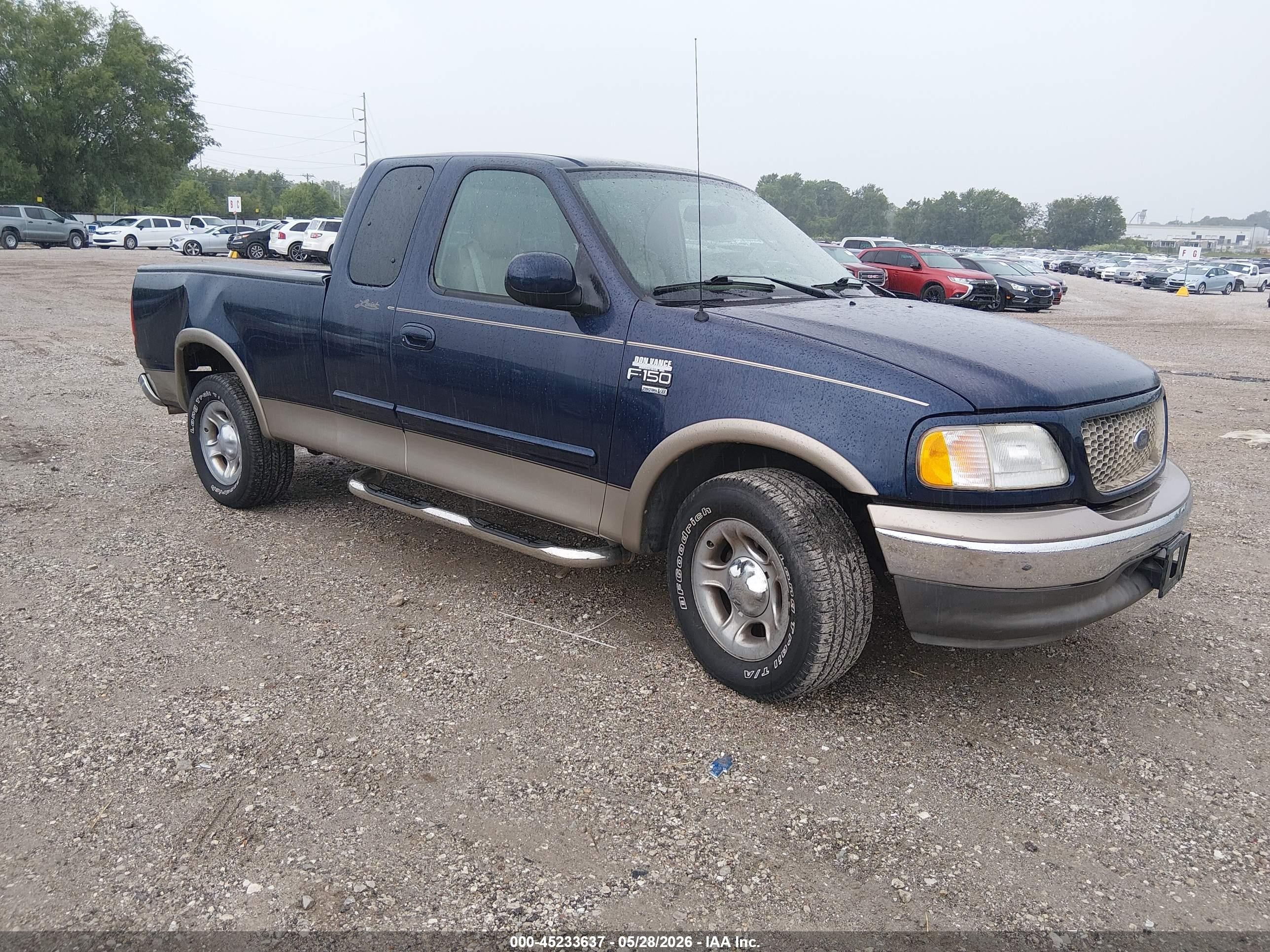 2003 Ford F-150 Lariat/xl/xlt Blue vin: 2FTRX17L33CB13172