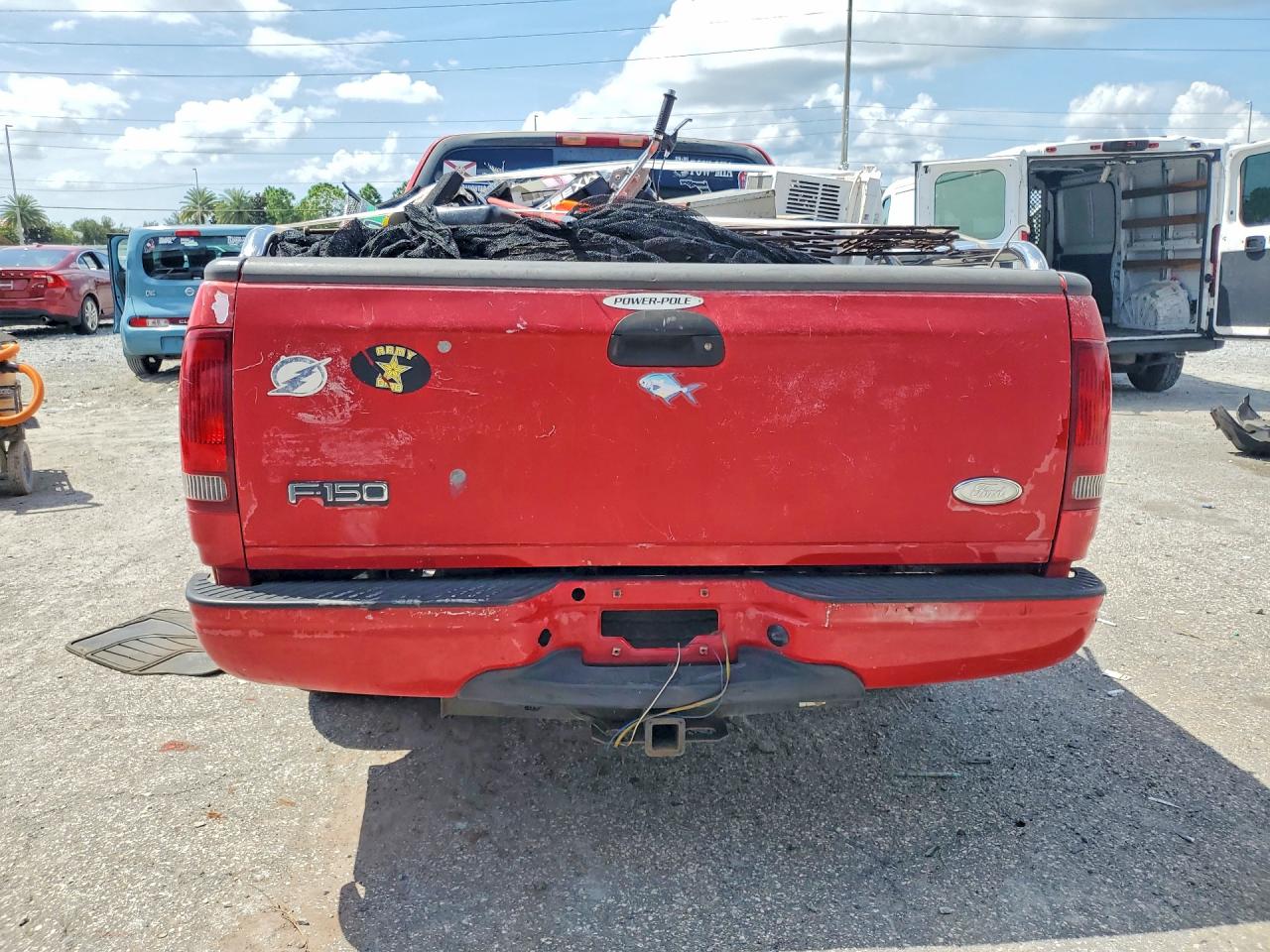 2001 Ford F150 Red vin: 2FTRX17L51CA11160