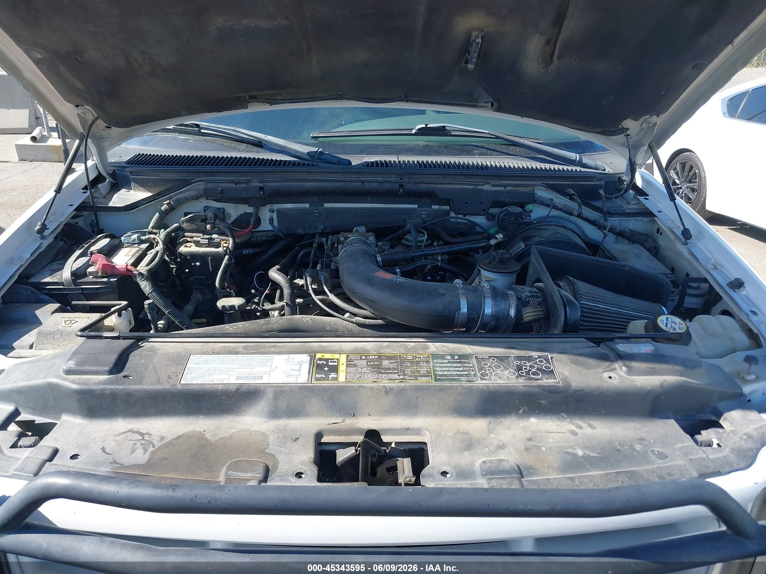 2003 Ford F-150 Lariat/xl/xlt White vin: 2FTRX17L53CA25448